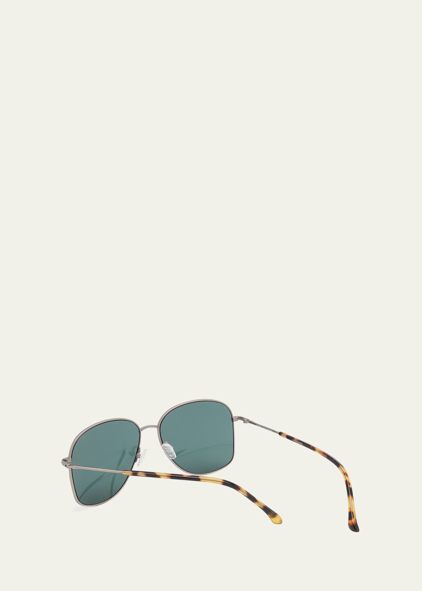 Dries Van Noten Tortoise Stainless Steel Butterfly Sunglasses ...