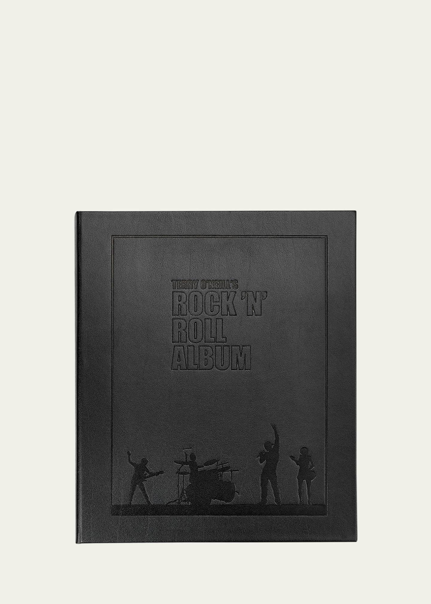 Graphic Image Terry O'Neill's Rock N Roll Album Leather-Bound Book Image 1 of 4