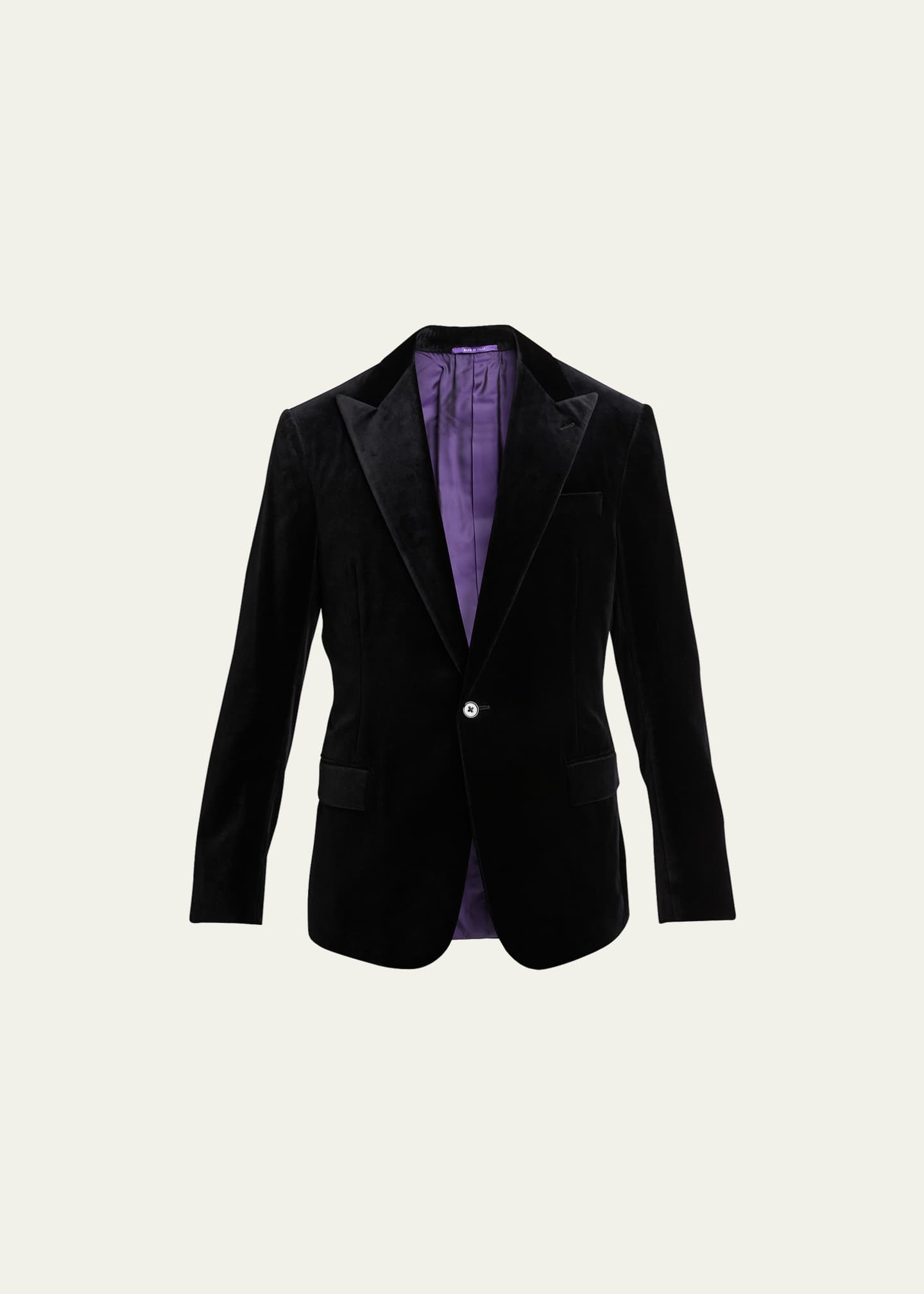 Ralph Lauren Purple Label Men's Velvet Peak-Lapel Sport Coat - Bergdorf ...