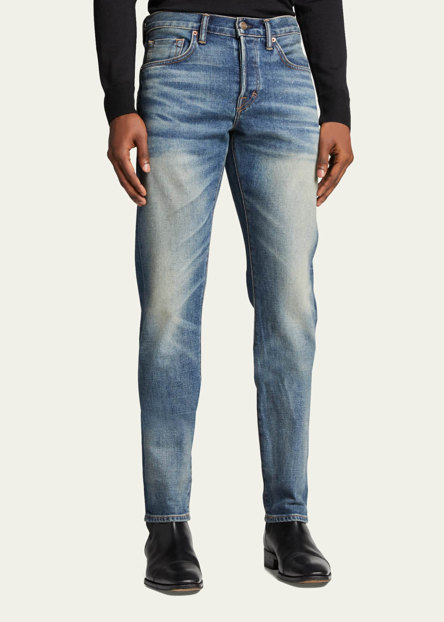 Tom Ford Men's Slim-Fit Selvedge Jeans