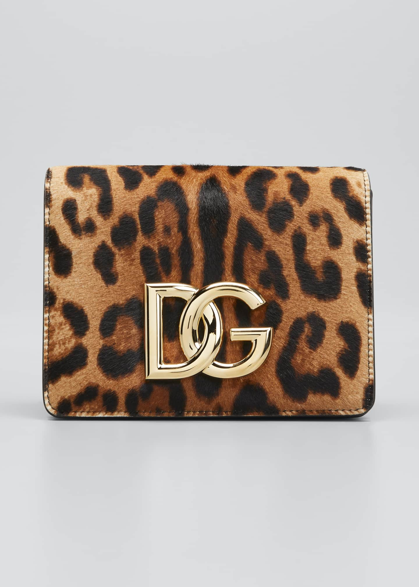 Dolce&Gabbana DG Millennials Leopard-Print Shoulder Bag Image 1 of 5