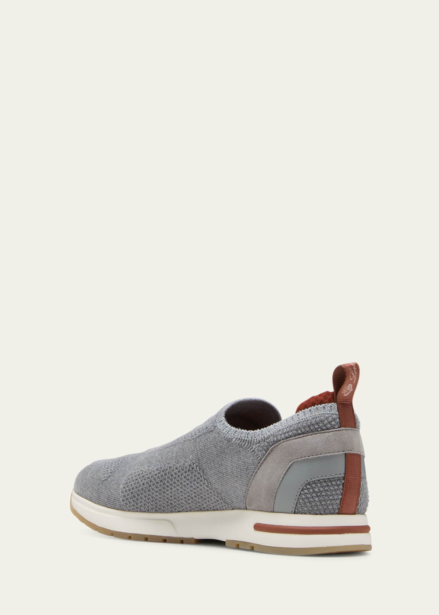 Loro Piana Flexy Knit Slip-On Trainer Sneakers Image 4 of 5