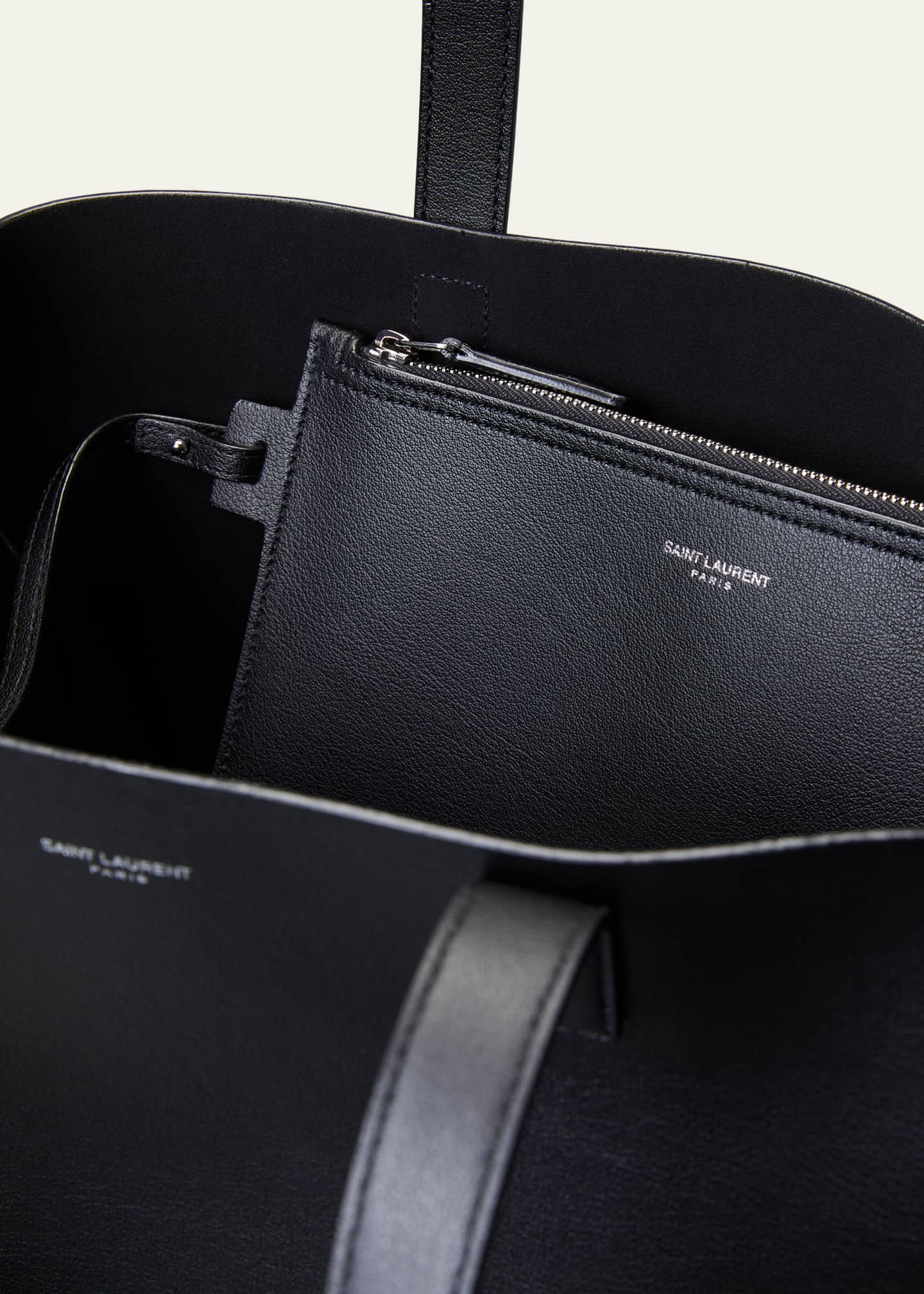 Saint Laurent Men's YSL Shopping Tote Bag Image 4 of 5