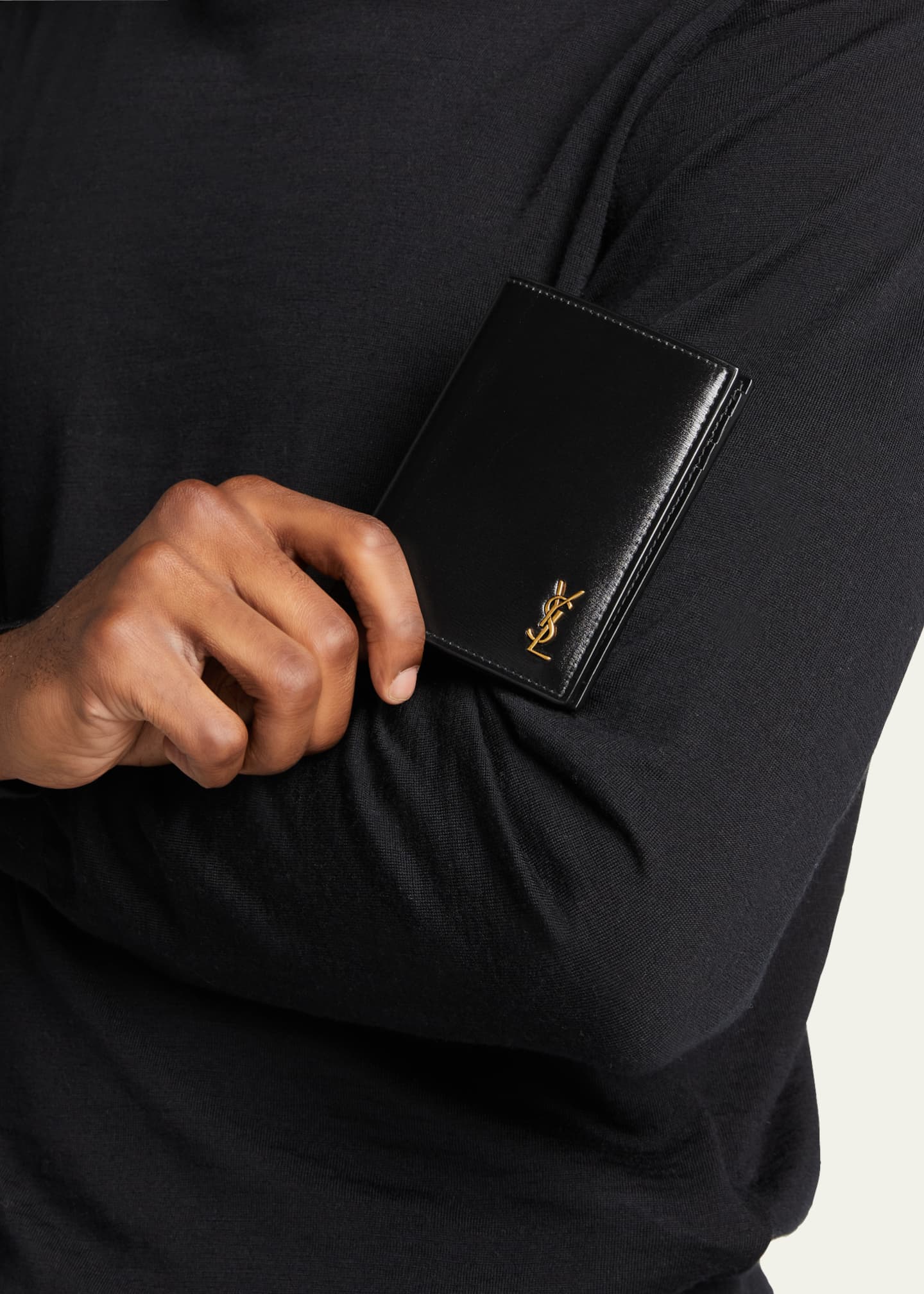 Ysl mens wallet top