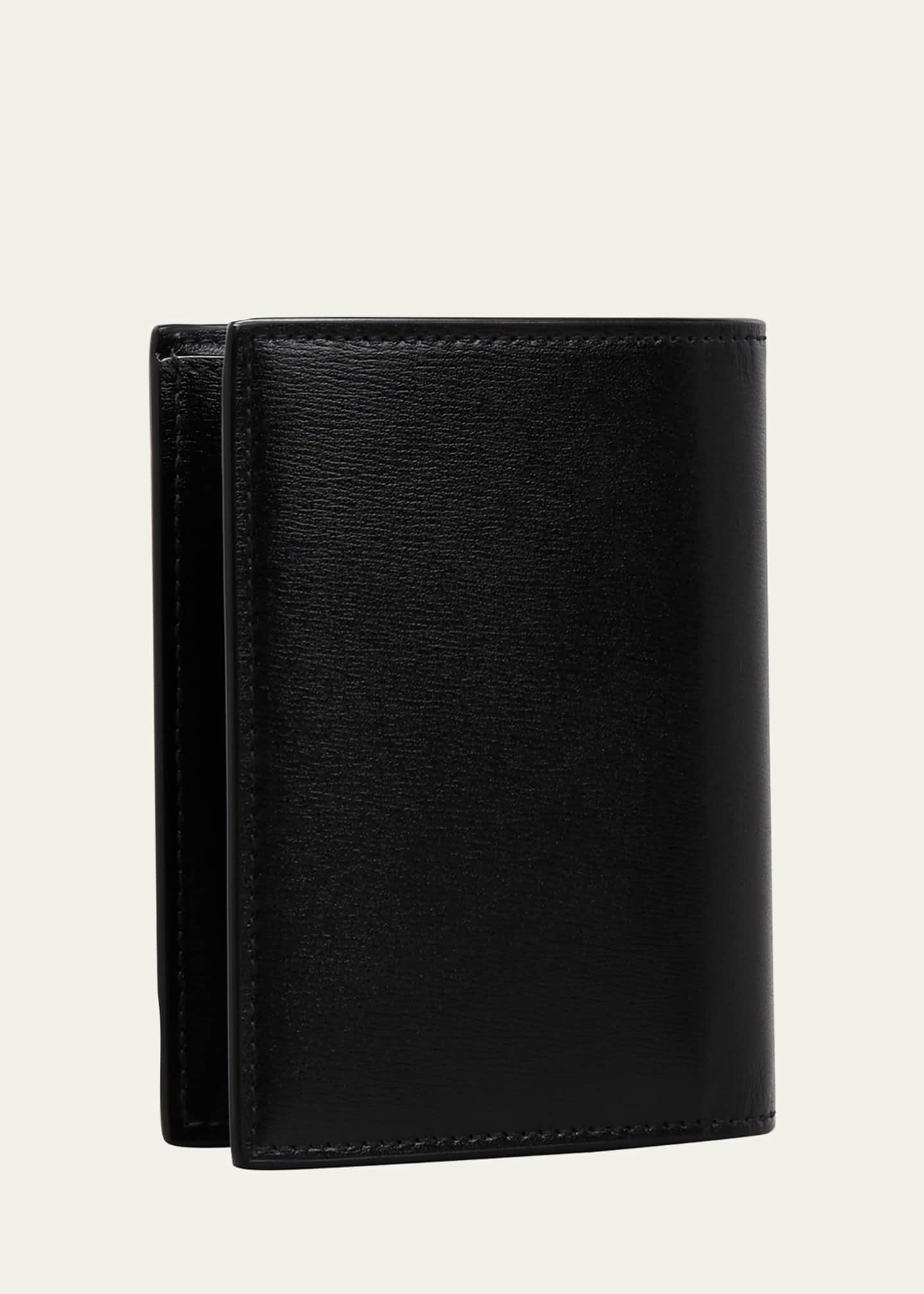 Saint Laurent Leather Cardholder in Black for Men