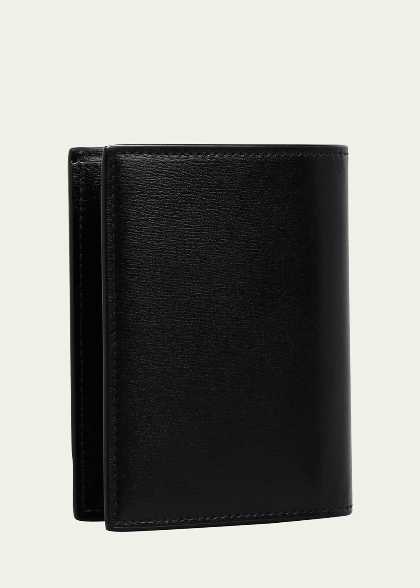 Saint Laurent Men s YSL Leather Wallet Bergdorf Goodman
