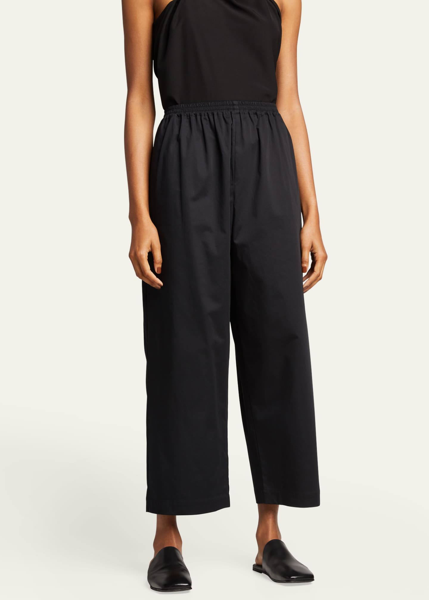 Eskandar Japanese Wide-Leg Trousers Image 4 of 5