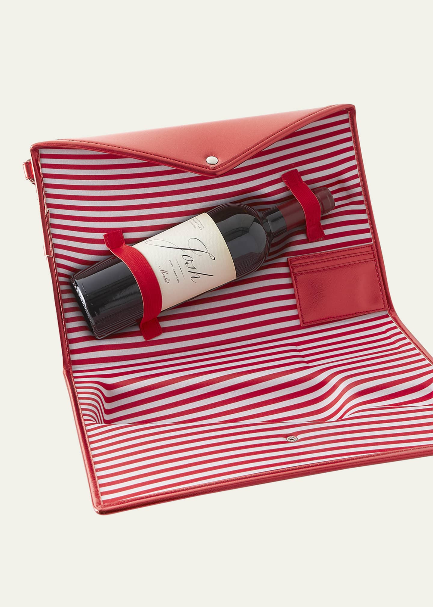 8 Oak Lane Wine Bottle Carrying Clutch Bag