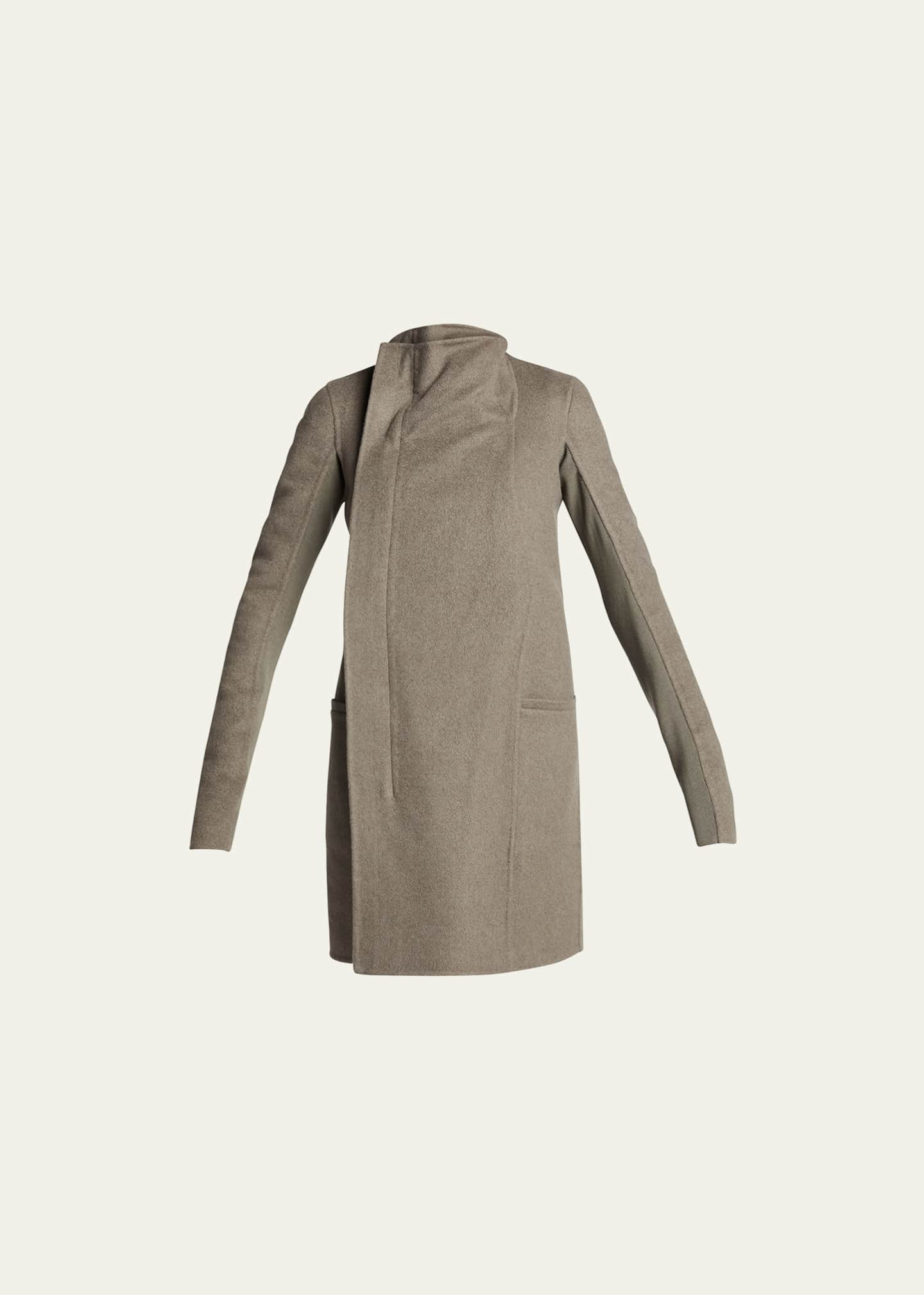 Rick Owens Eileen Funnel-Neck Cashmere Coat - Bergdorf Goodman