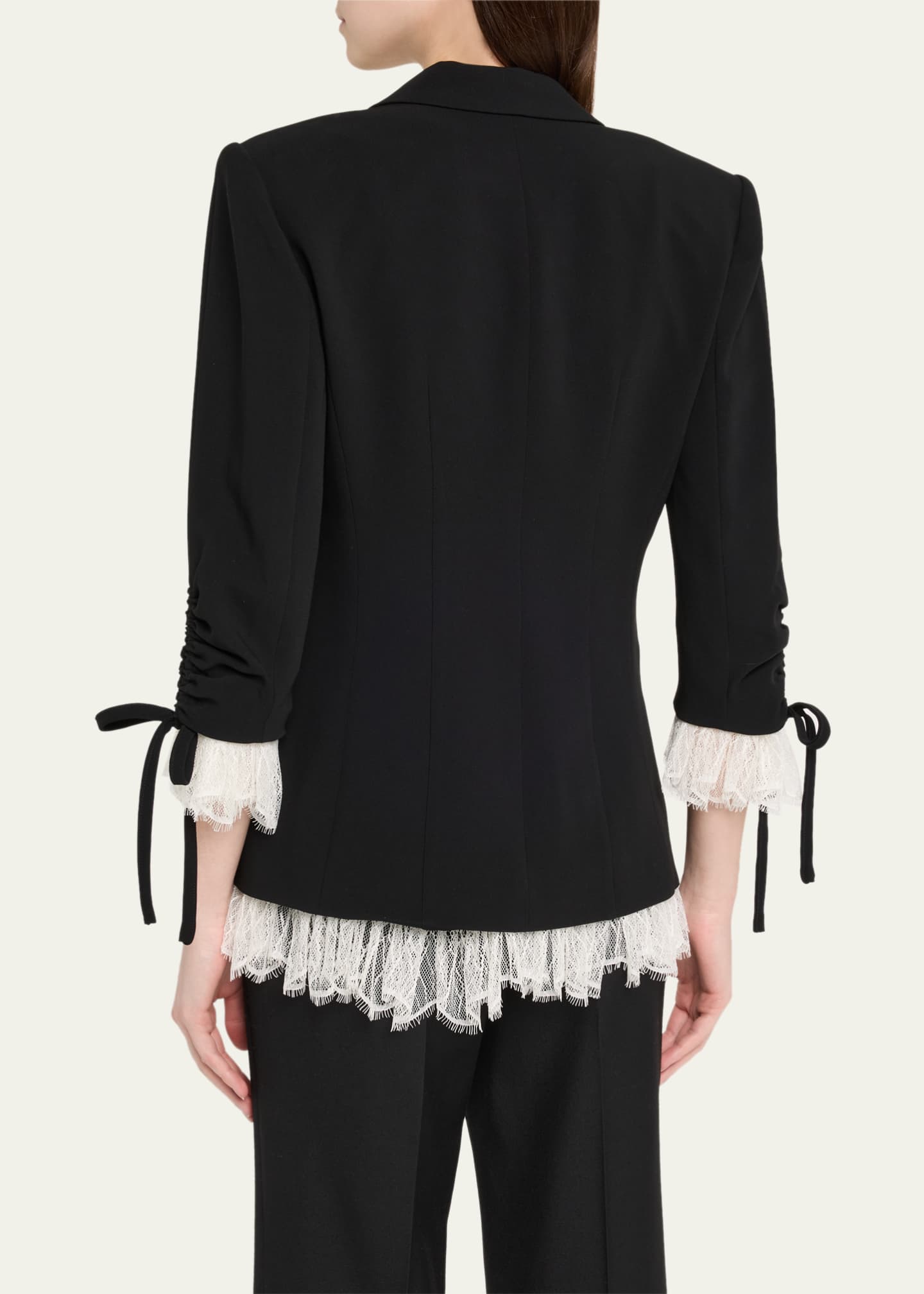 Cinq a Sept Roxie Blazer w/ Lace Image 3 of 5
