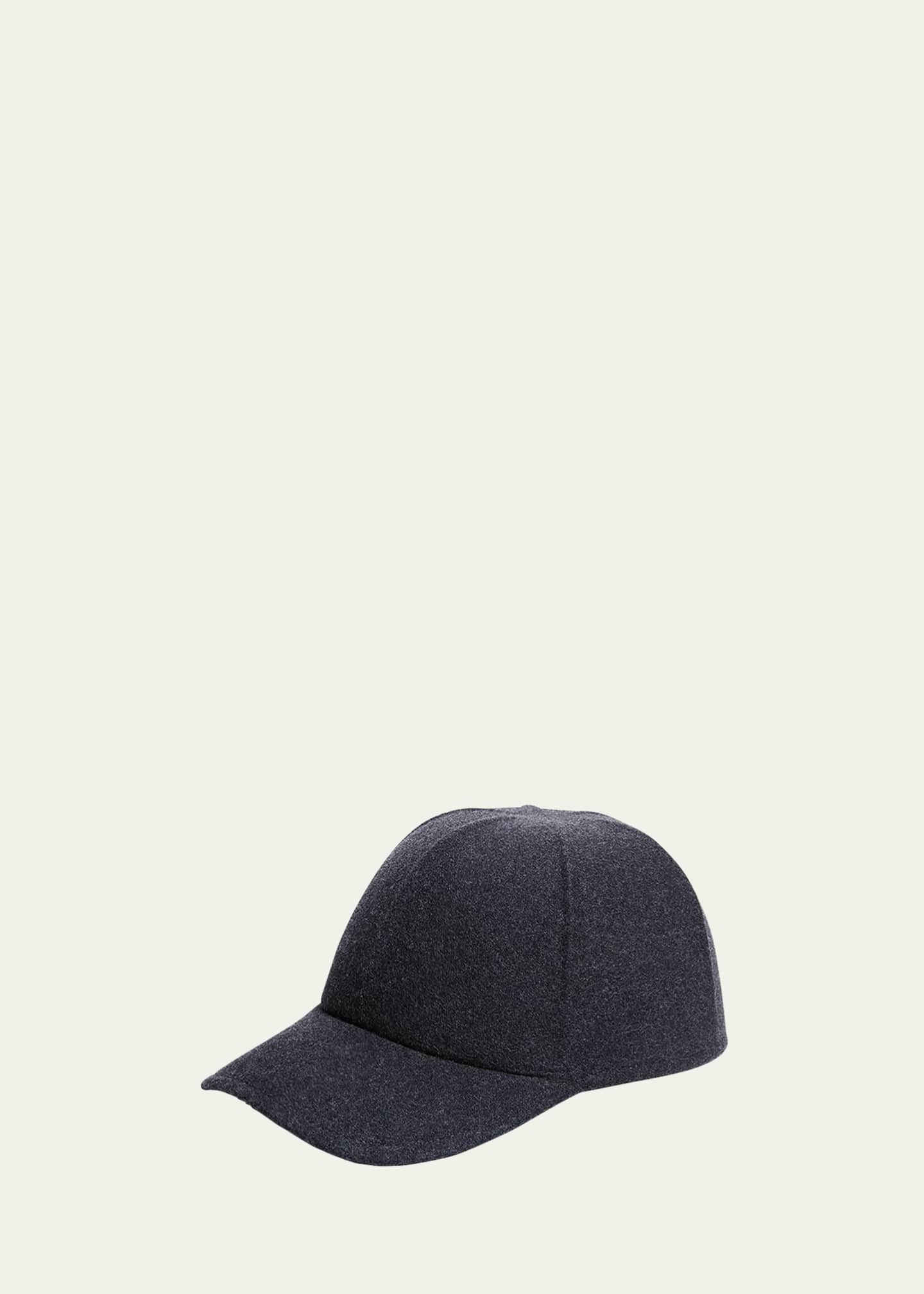 Prada Men s Wool Logo Baseball Hat Bergdorf Goodman