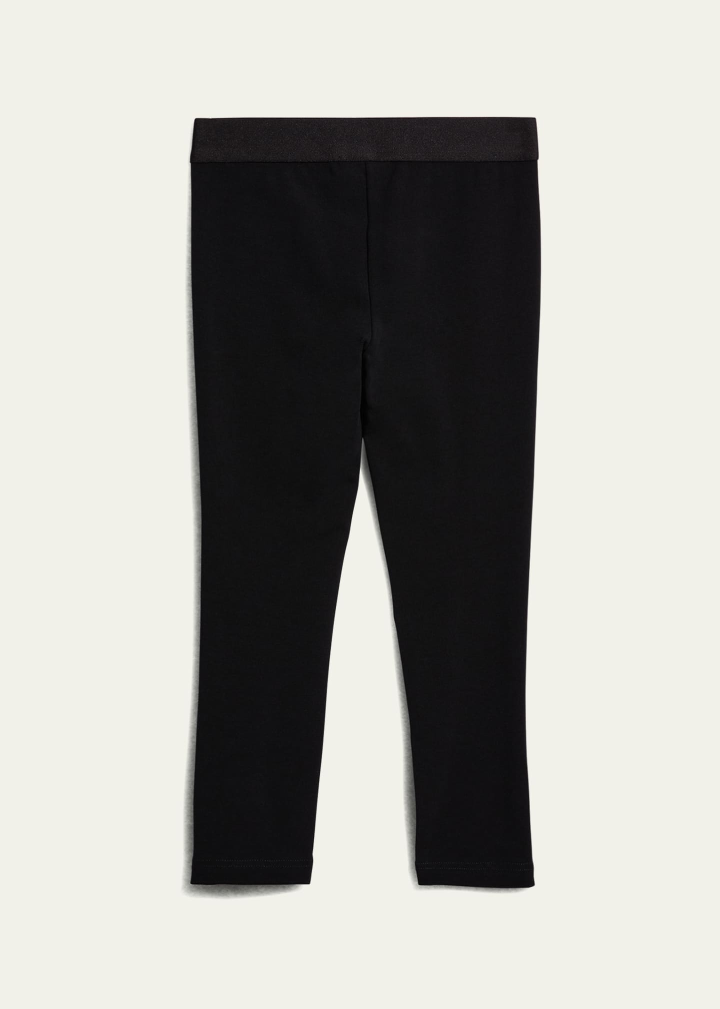 Dolce&Gabbana Girl's Logo-Print Leggings, Size 4-6 Image 2 of 2