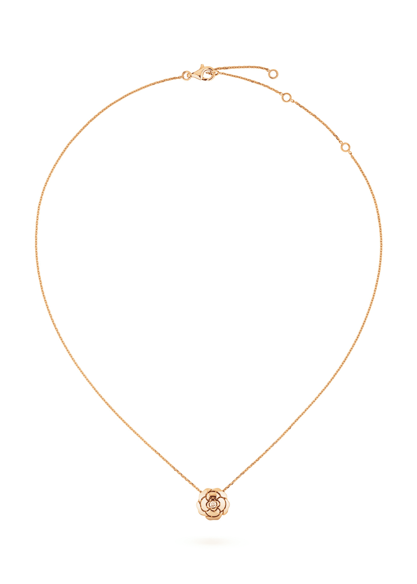 CHANEL EXTRAIT DE CAMLIA NECKLACE