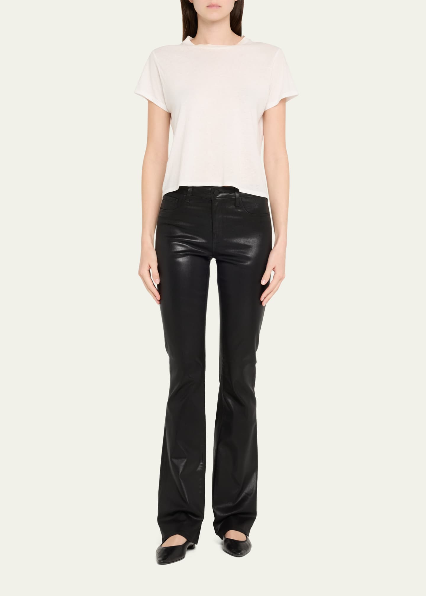 L'Agence Selma High-Rise Sleek Baby Boot Jeans - Bergdorf Goodman