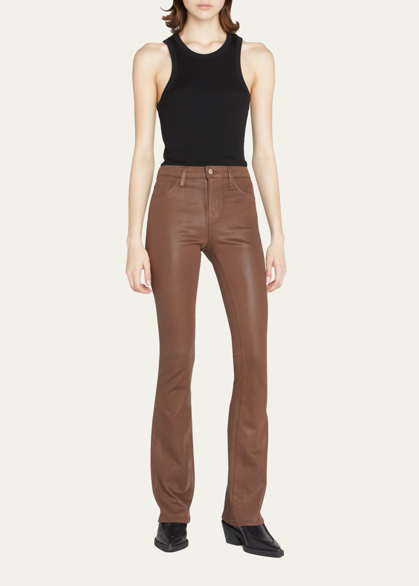 L'Agence Selma HighRise Sleek Baby Boot Jeans Bergdorf Goodman