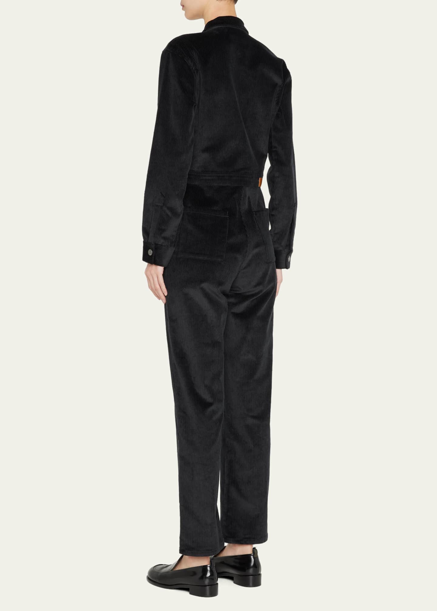 Rivet Utility Bigwig Cotton StraightLeg Jumpsuit Bergdorf Goodman