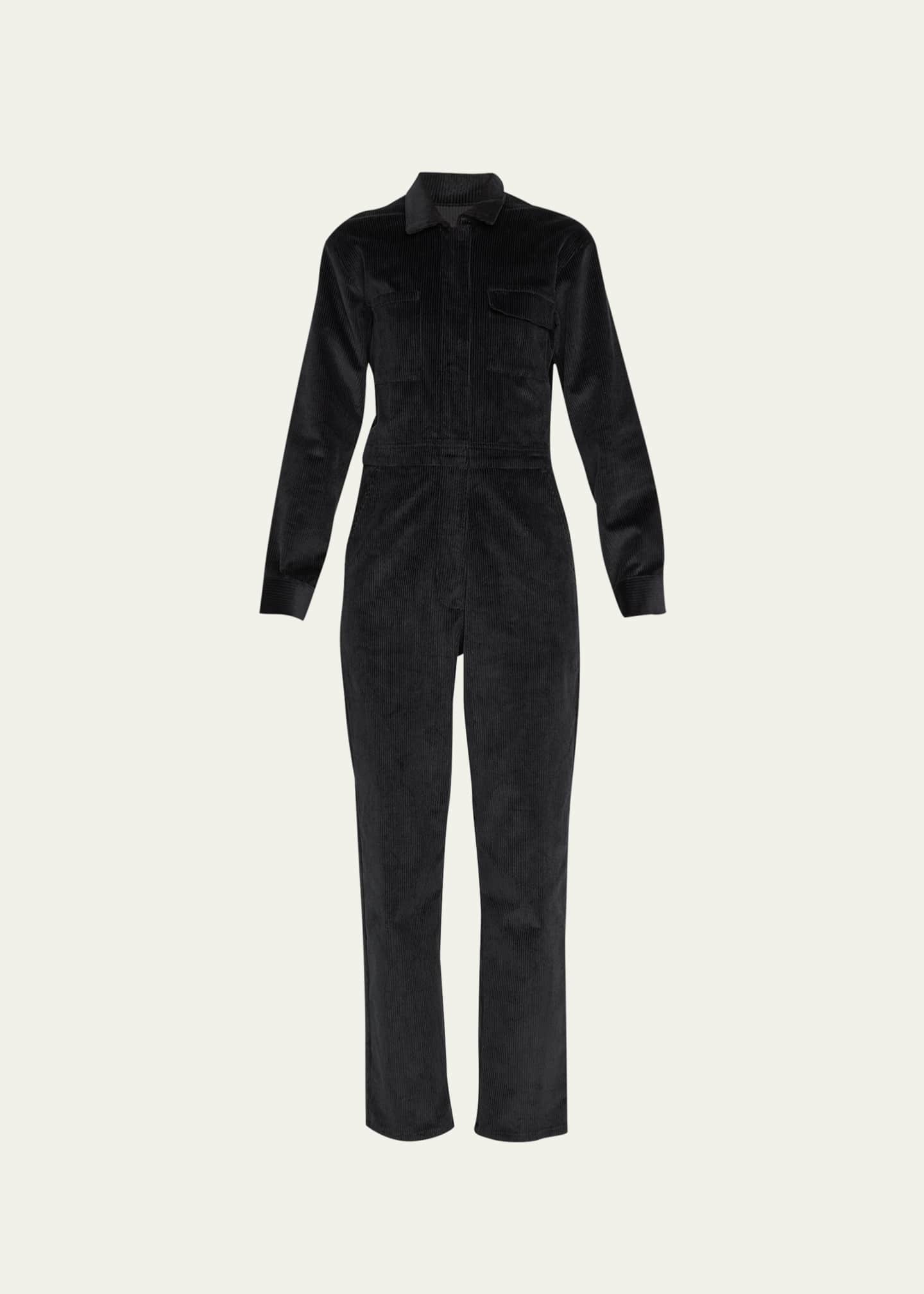 Rivet Utility Bigwig Cotton StraightLeg Jumpsuit Bergdorf Goodman