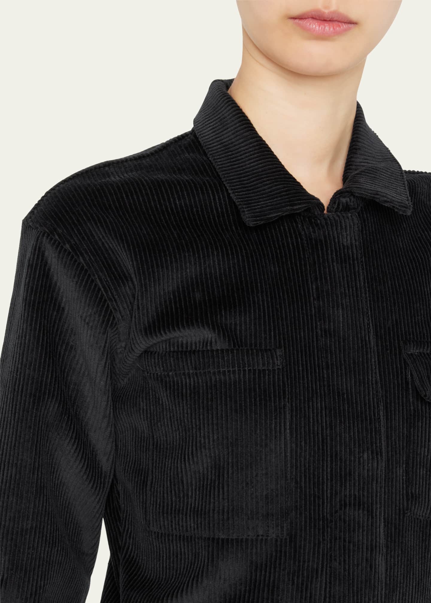 Rivet Utility Bigwig Cotton StraightLeg Jumpsuit Bergdorf Goodman