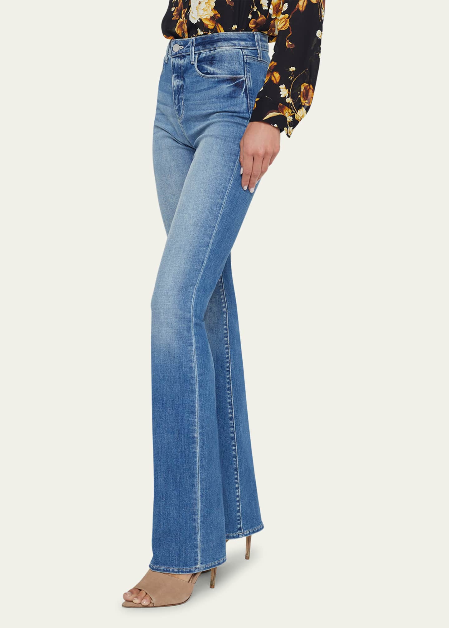 L'Agence Selma High-Rise Sleek Baby Boot Jeans Image 4 of 5