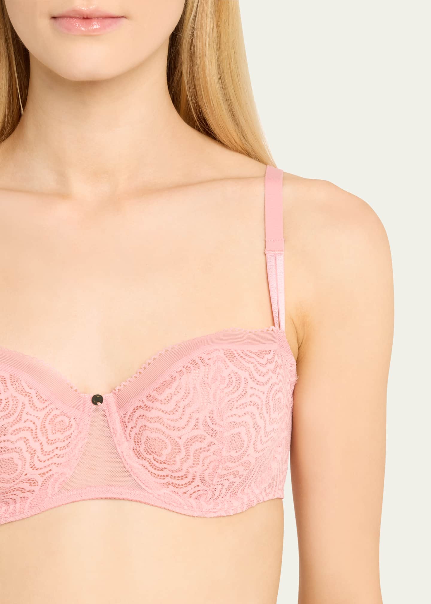 Chantelle C Jolie Floral Lace Demi Bra Image 4 of 4