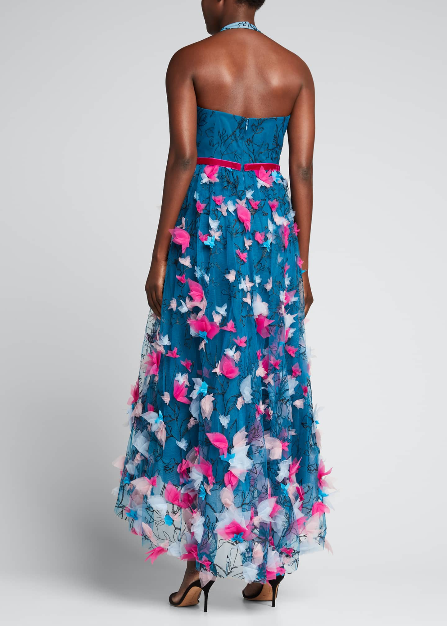 marchesa notte high low