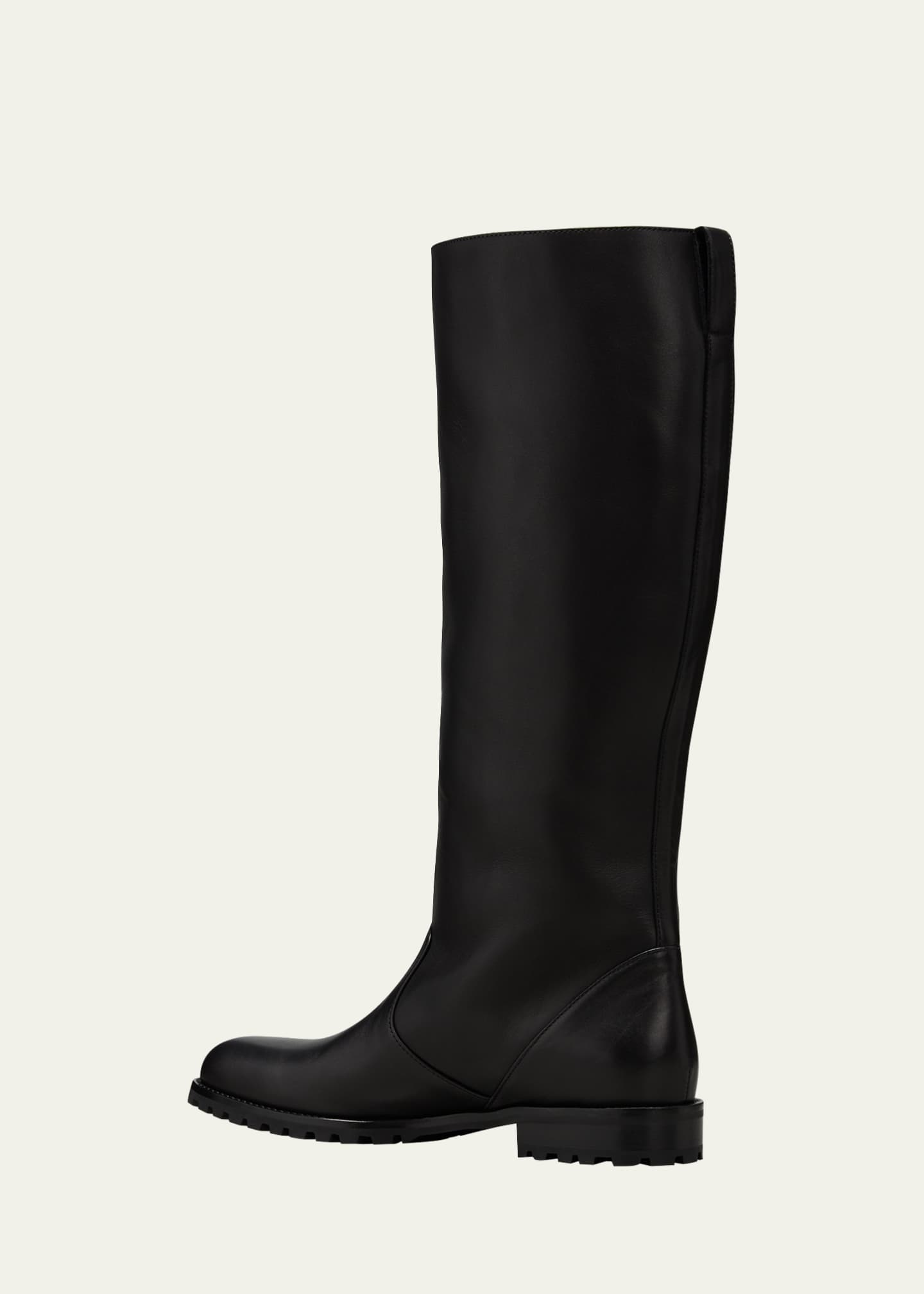 chloé franne lug sole leather sock boots