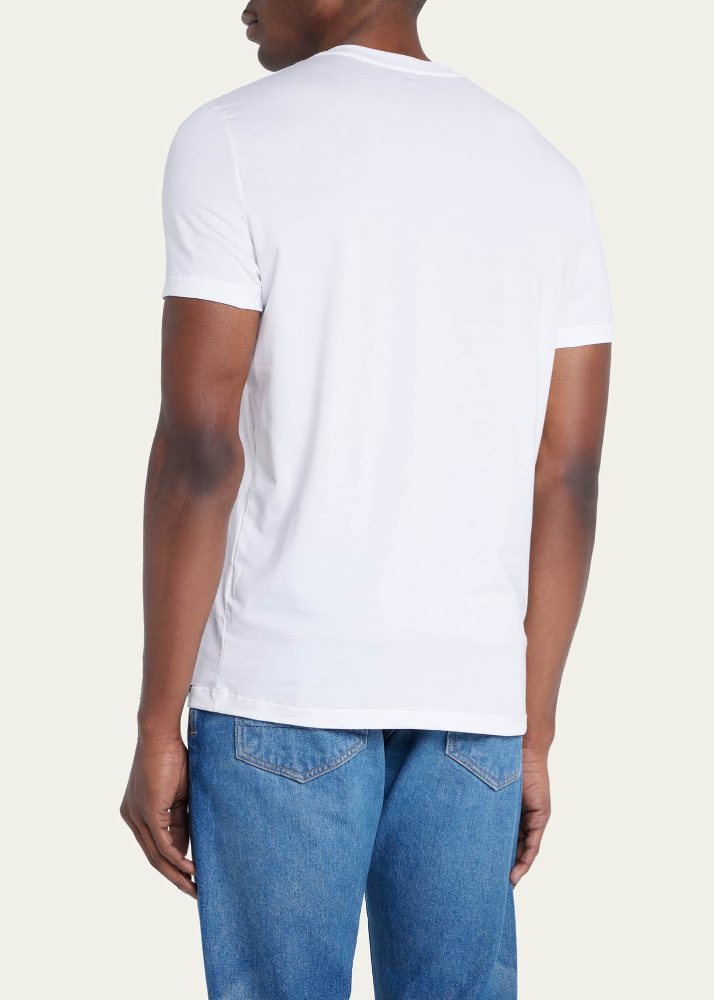 TOM FORD Men's Cotton-Modal Crewneck T-Shirt Image 3 of 5