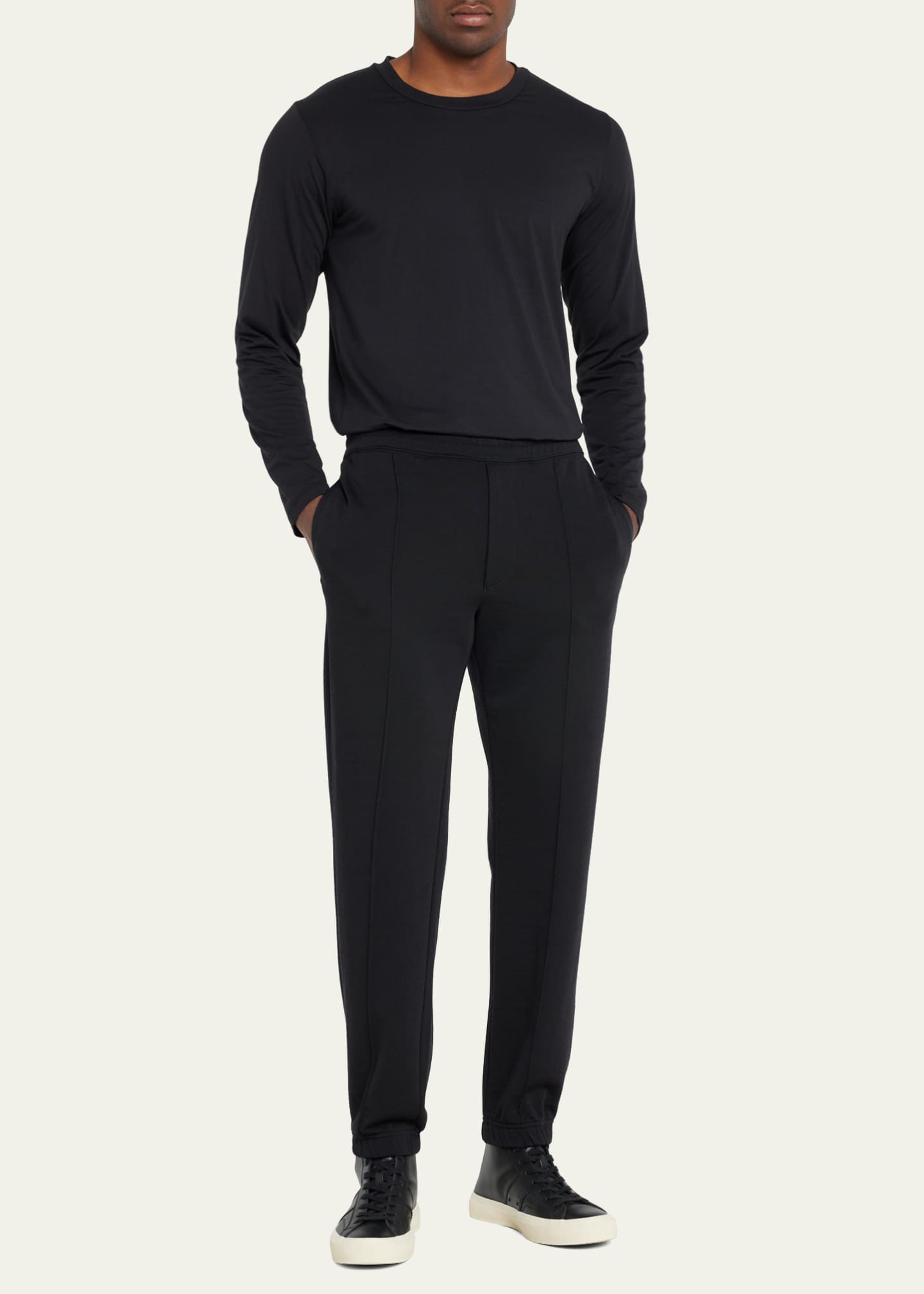 TOM FORD Men's Modal-Stretch Crewneck T-Shirt Image 2 of 5