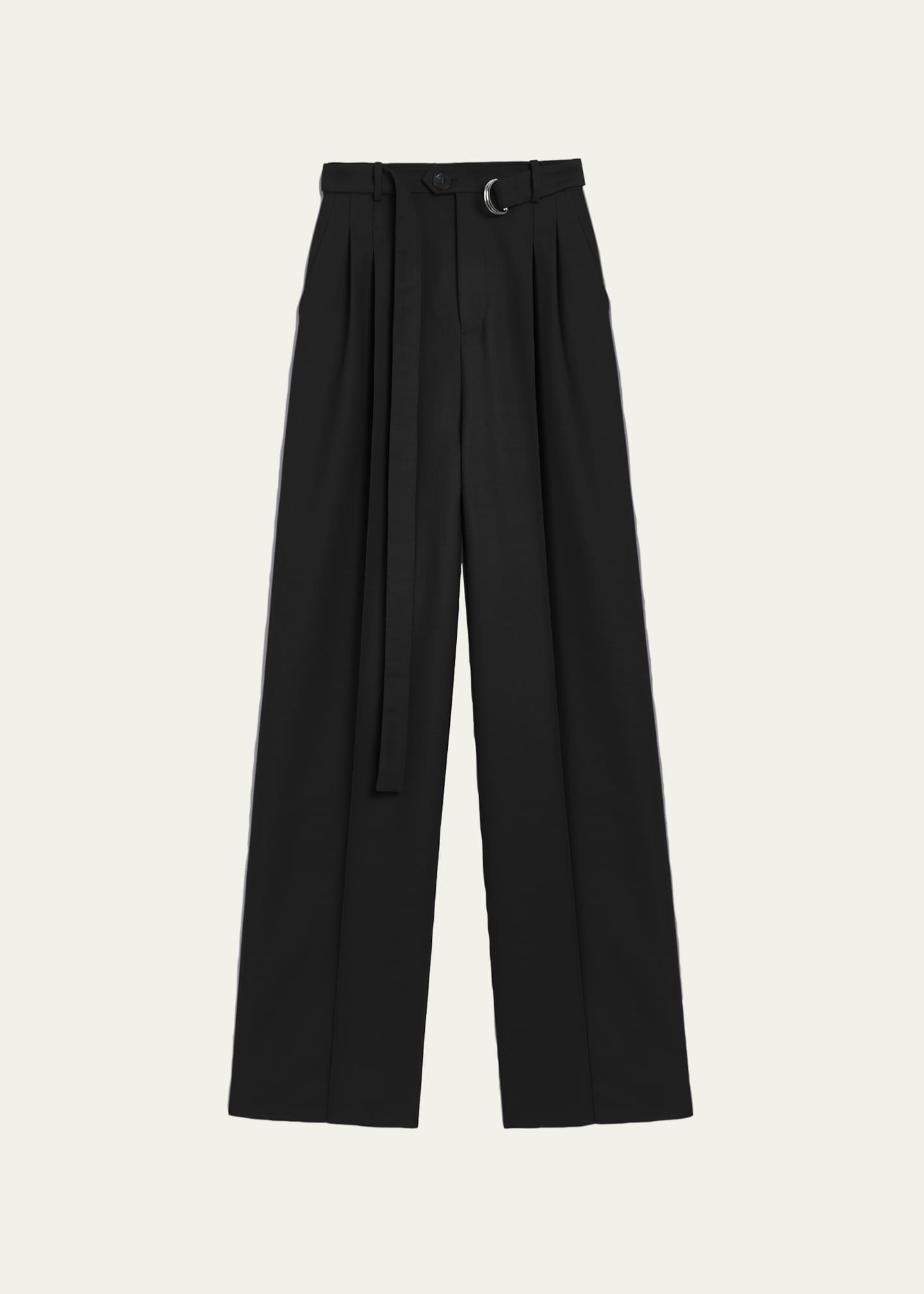 Peter Do Signature Belted Tailored Wool Pants - Bergdorf Goodman