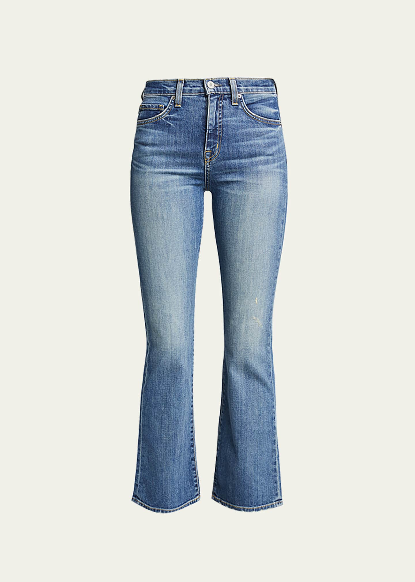 Nili Lotan Mid-Rise Bootcut Crop Jeans - Bergdorf Goodman