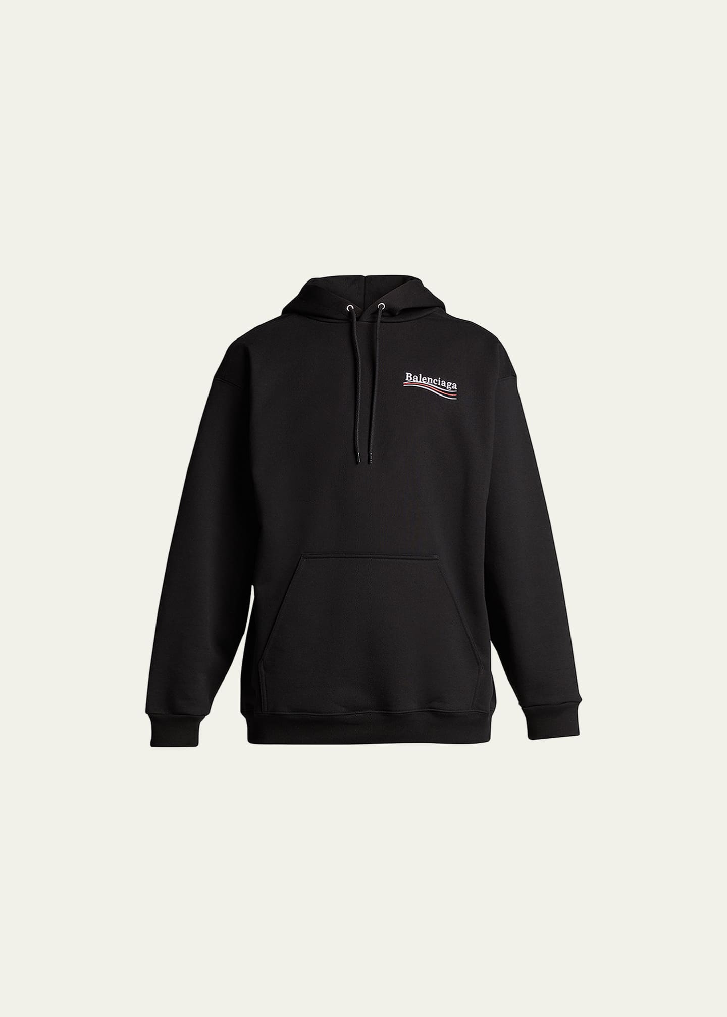 Balenciaga Men s Campaign Logo Pullover Hoodie
