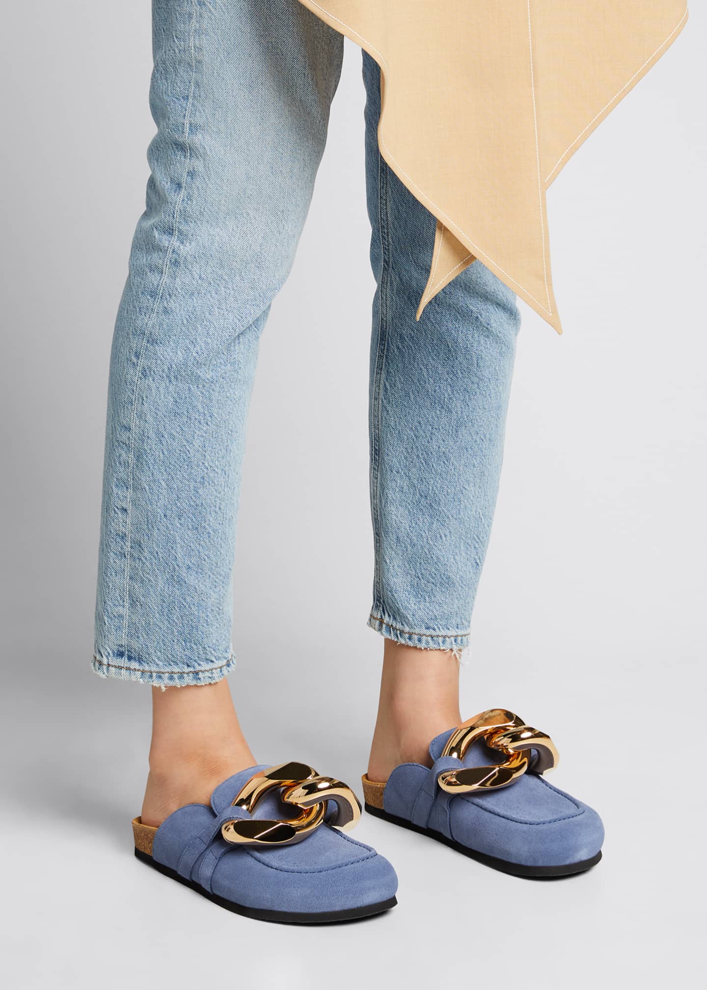 jw anderson chunky napa chain slide mules
