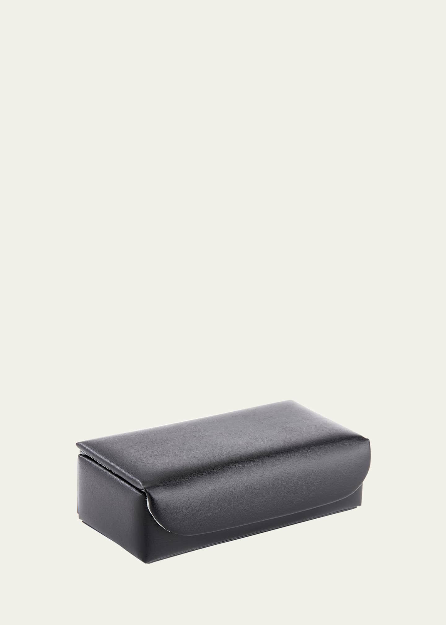ROYCE New York Personalized Leather Cufflink Case Image 1 of 4
