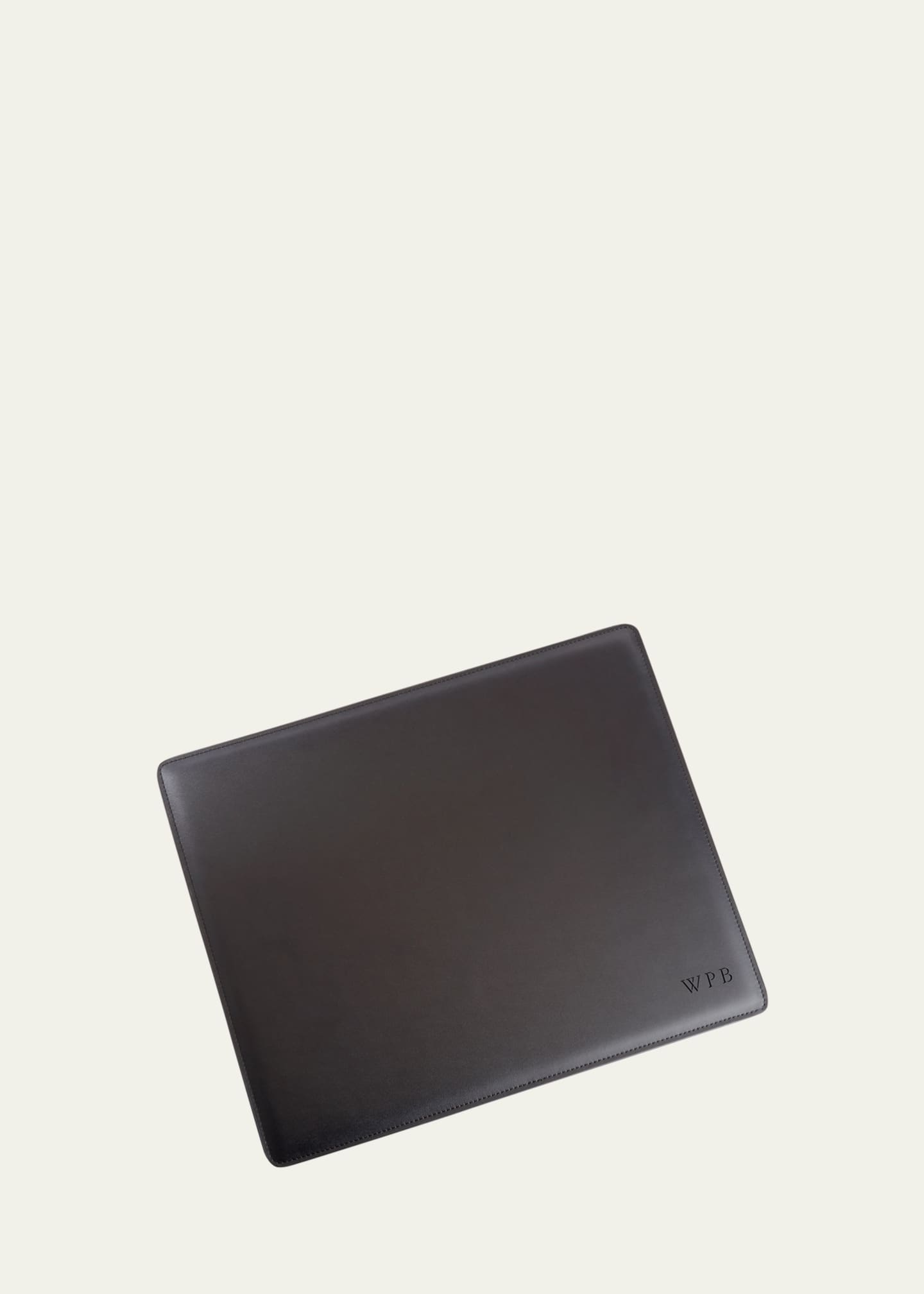 ROYCE New York Personalized Leather Desk Pad, 17" x 14" Image 1 of 4