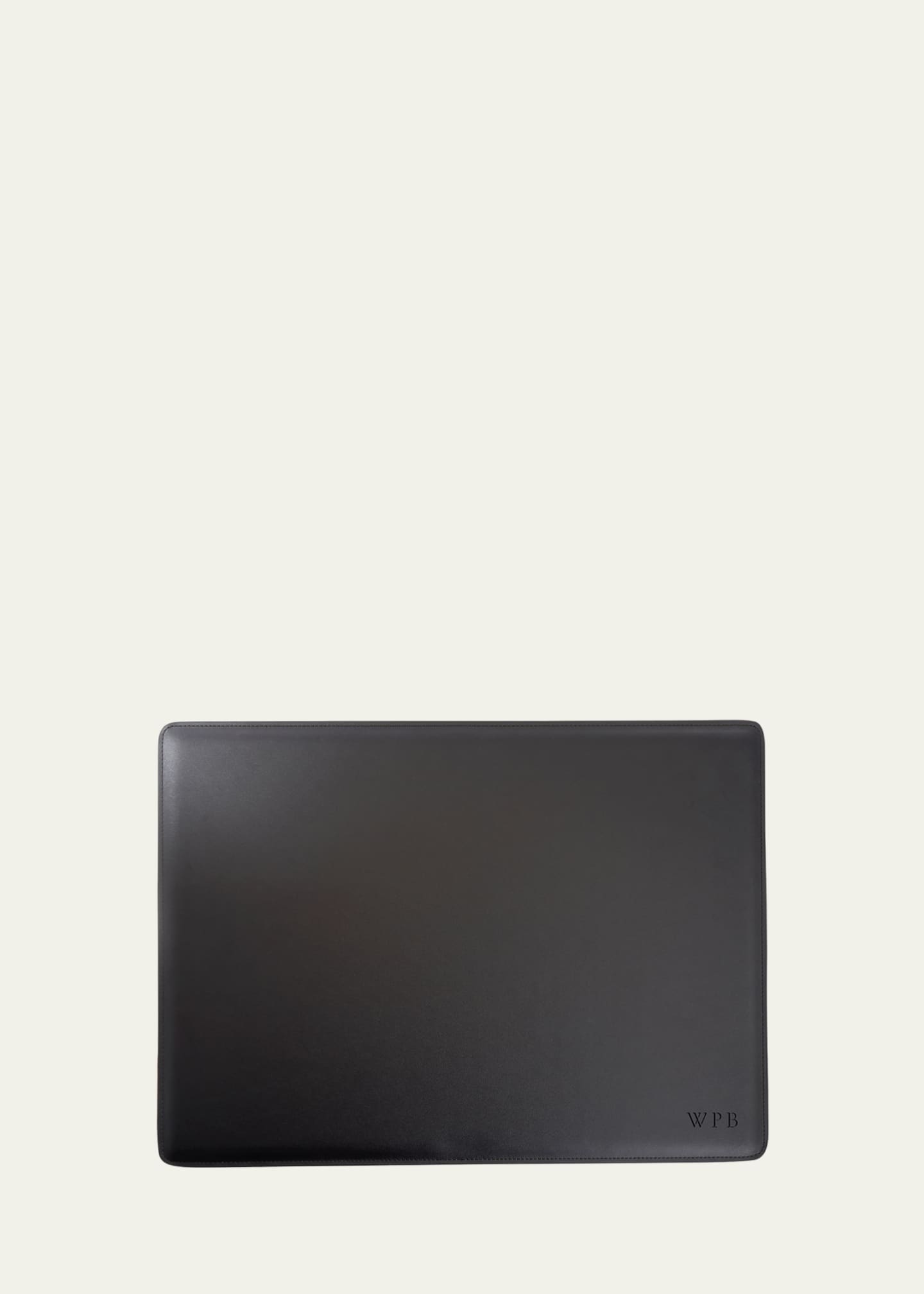 ROYCE New York Personalized Leather Desk Pad, 22" x 16" Image 1 of 4