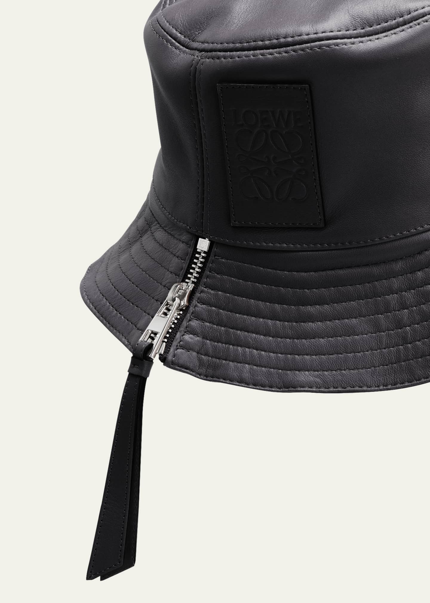 Loewe Fisherman Zip Leather Bucket Hat Image 3 of 3