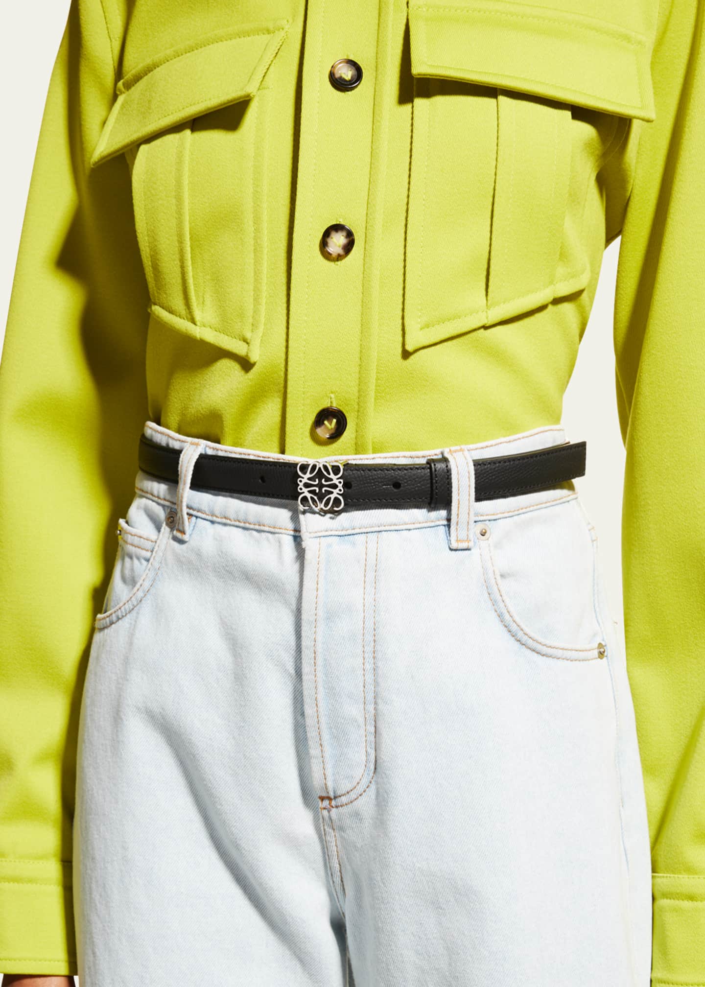 Loewe leather belt new arrivals
