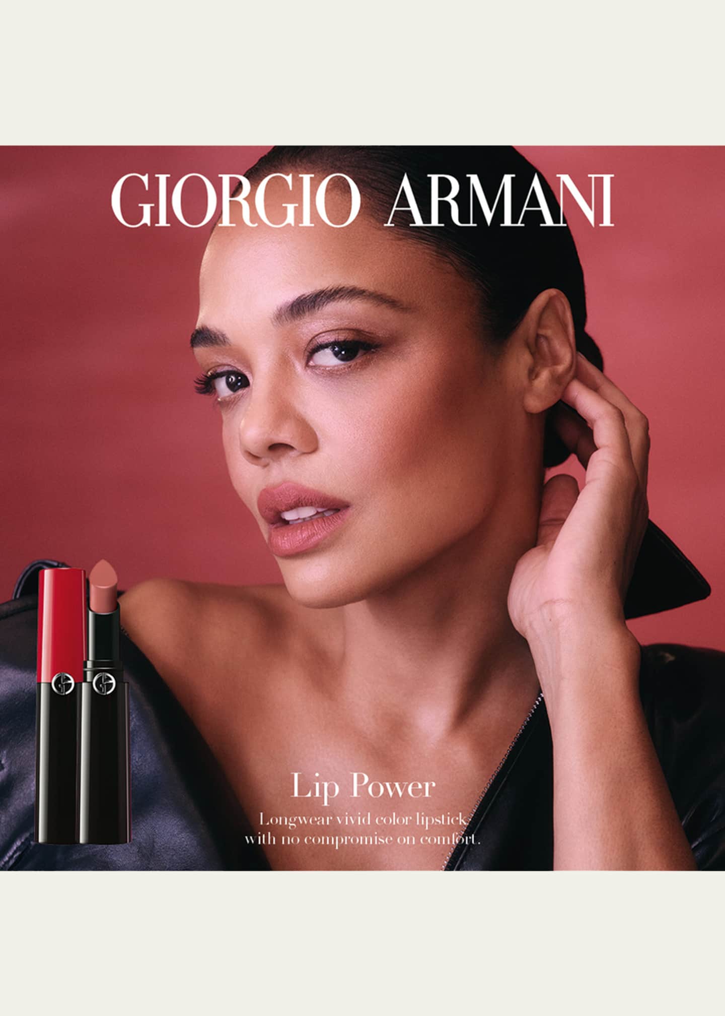 ARMANI beauty Lip Power Satin Long Lasting Lipstick