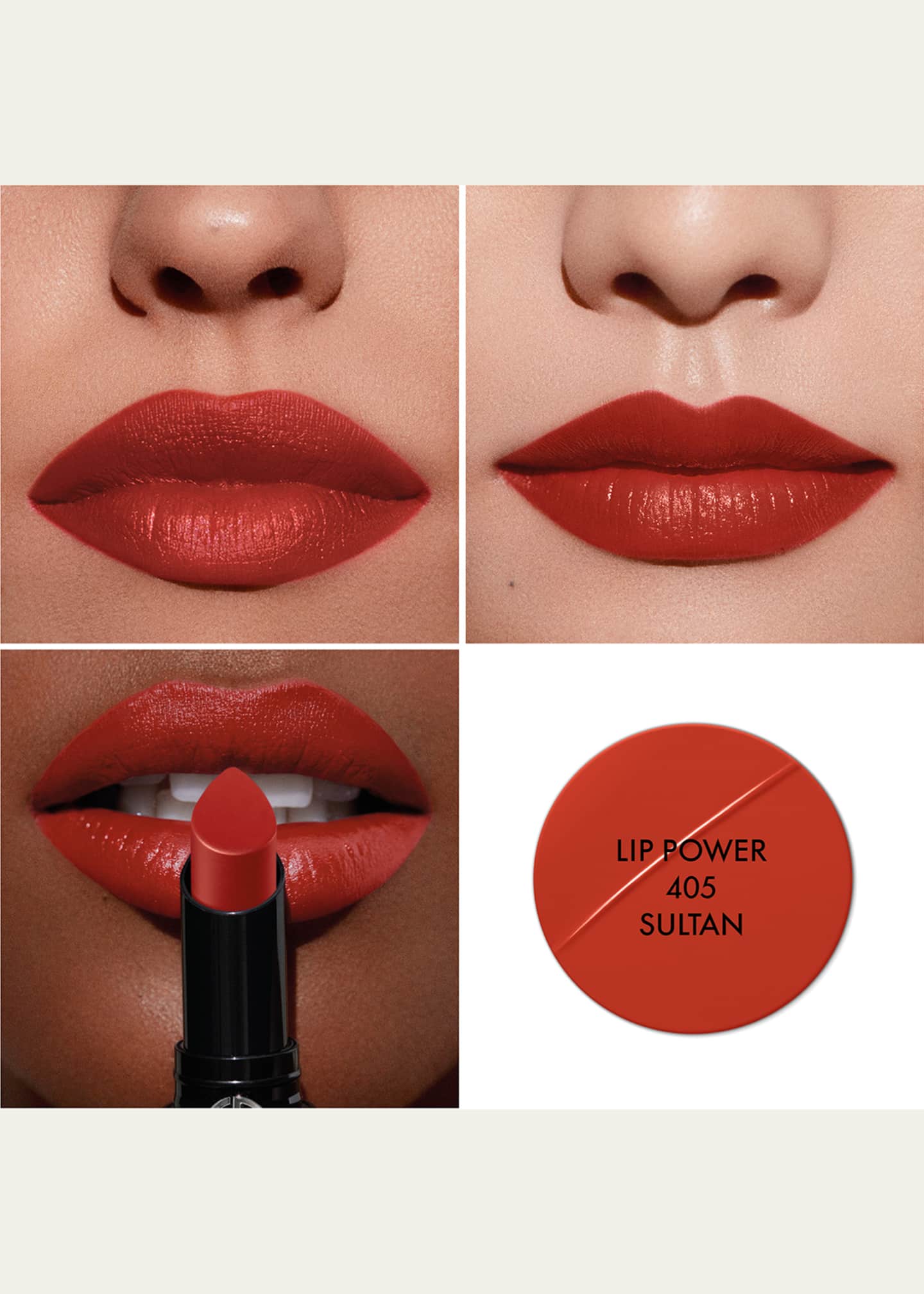 ARMANI beauty Lip Power Satin Long Lasting Lipstick Image 2 of 5