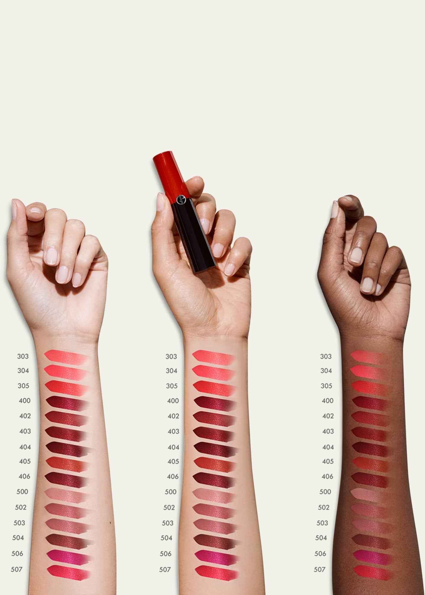 ARMANI beauty Lip Power Satin Long Lasting Lipstick Image 3 of 5