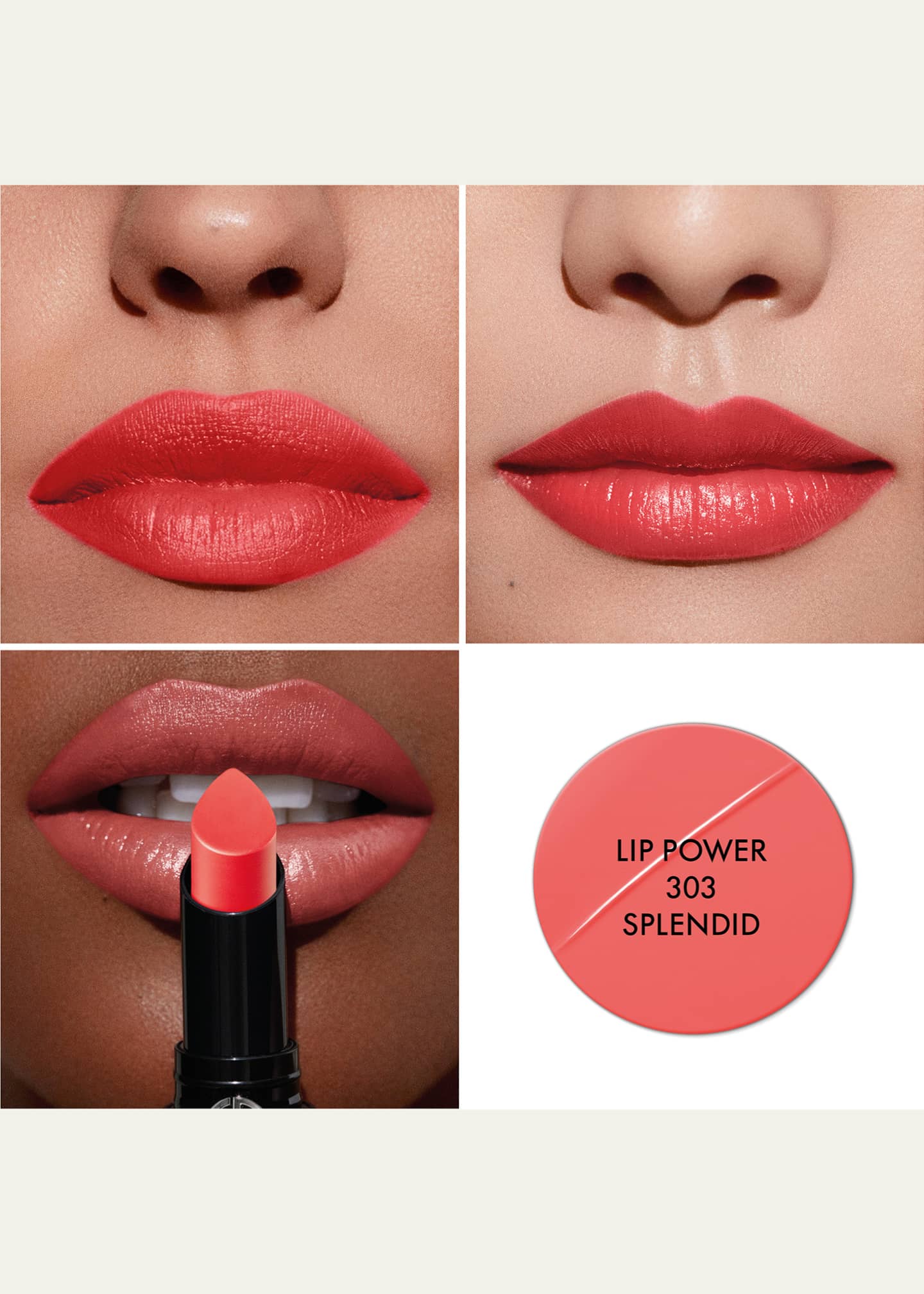 ARMANI beauty Lip Power Satin Long Lasting Lipstick Image 2 of 5