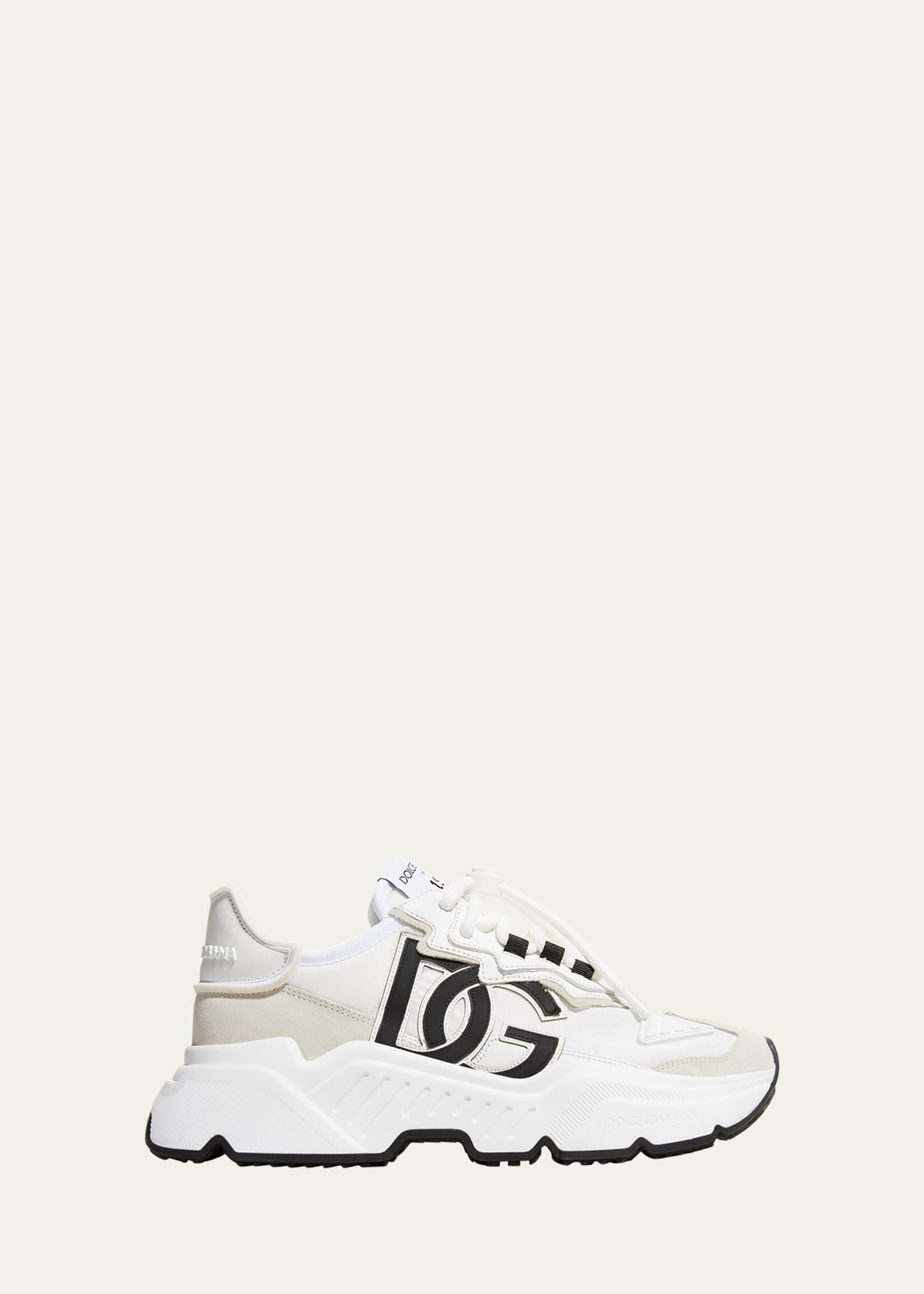 Dolce&Gabbana Daymaster Mixed Leather Runner Sneakers Image 1 of 5