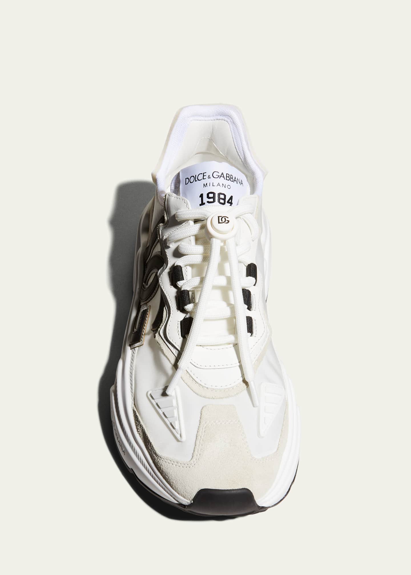 Dolce&Gabbana Daymaster Mixed Leather Runner Sneakers