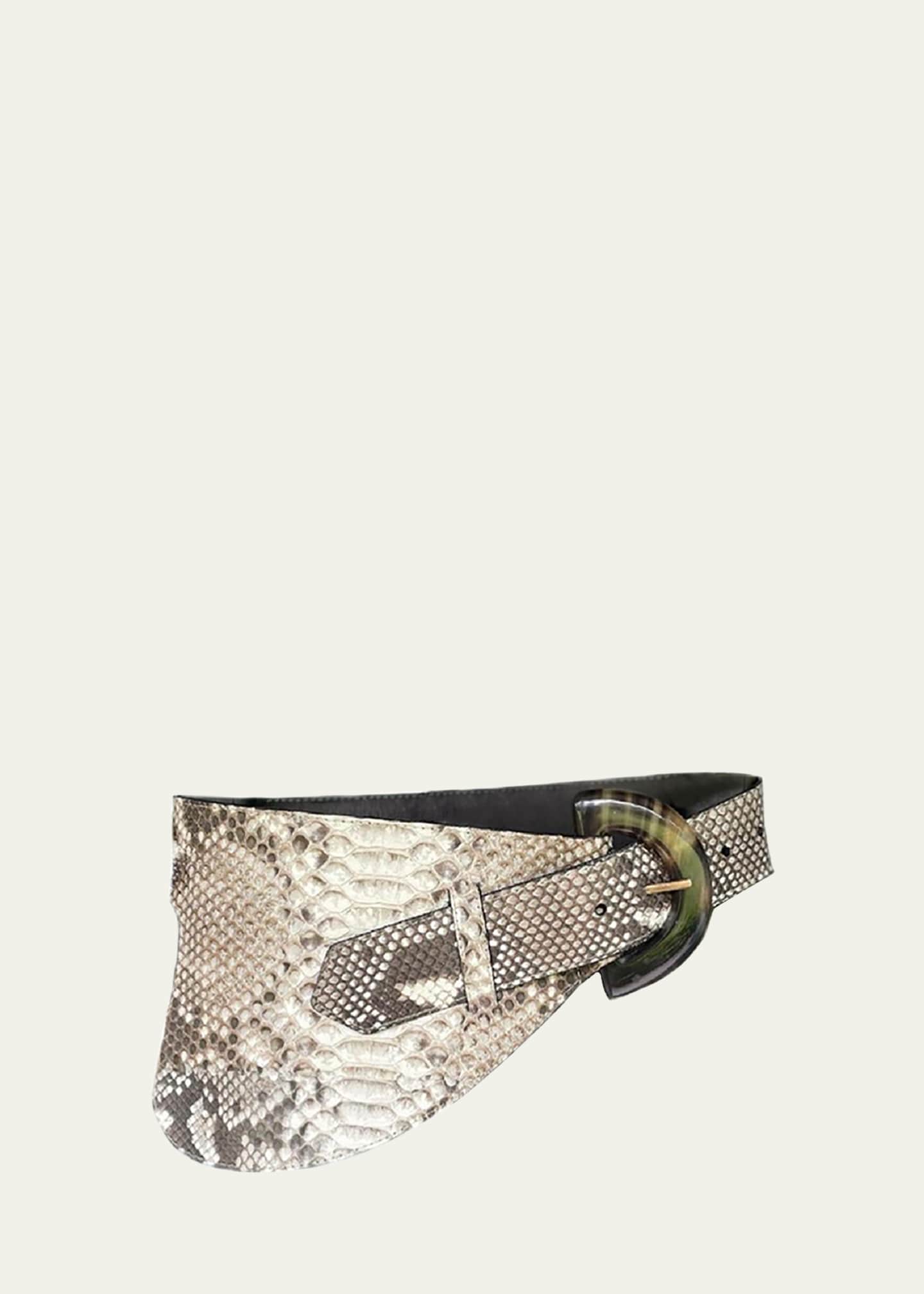 ADRIANA CASTRO La Jefa Python Belt Bag
