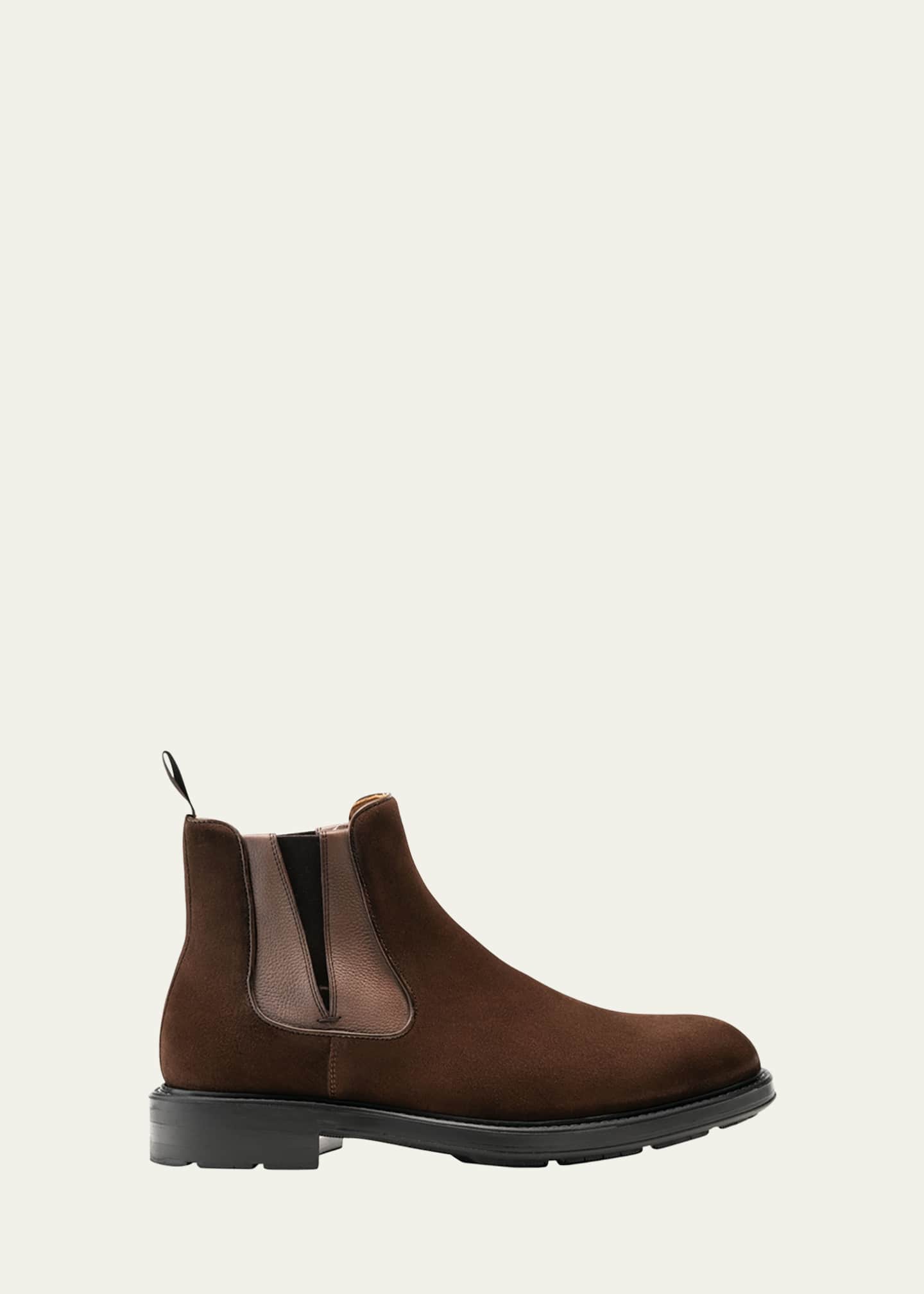 Waterproof suede chelsea boots Outlet