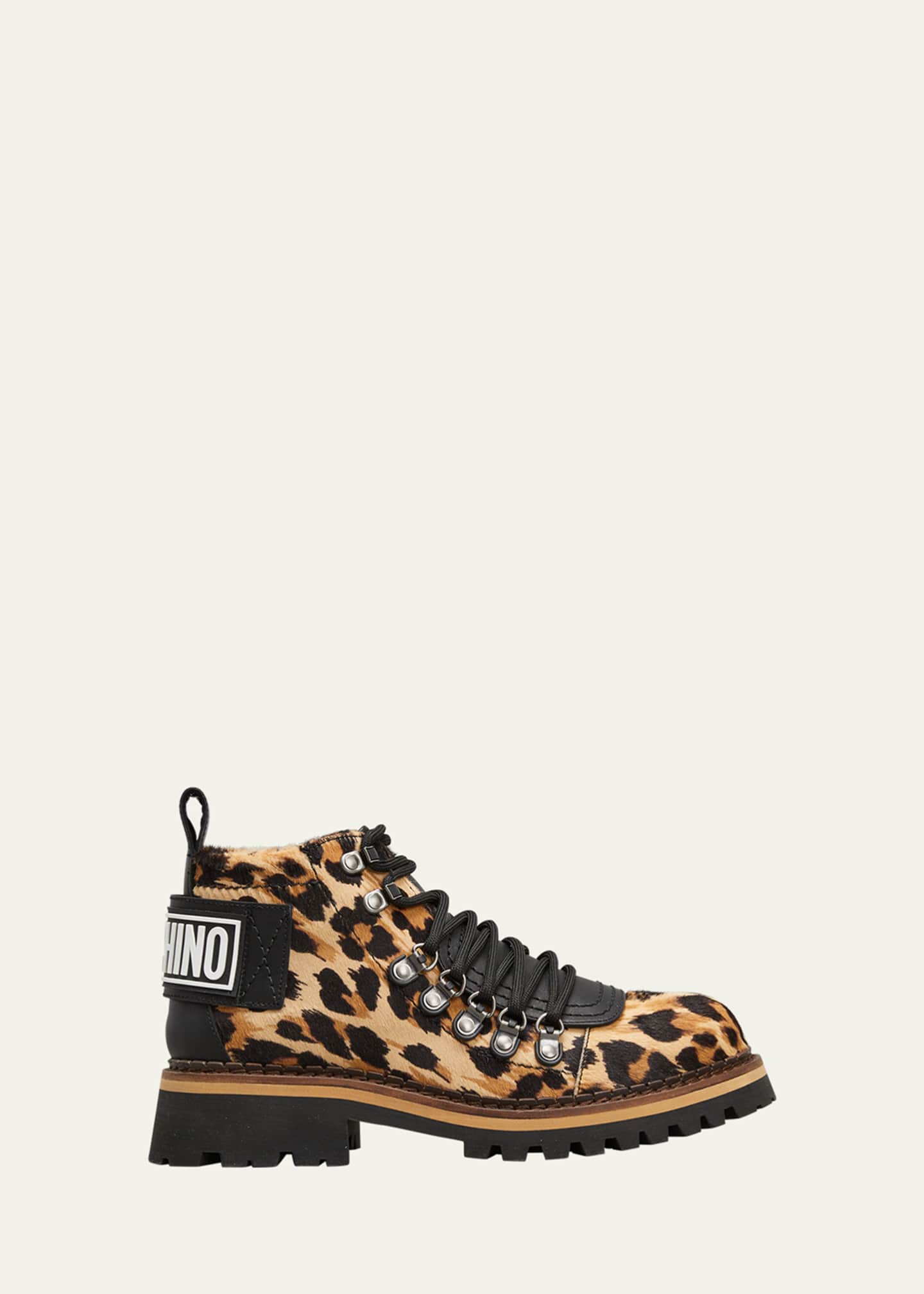 leopard sneaker boot