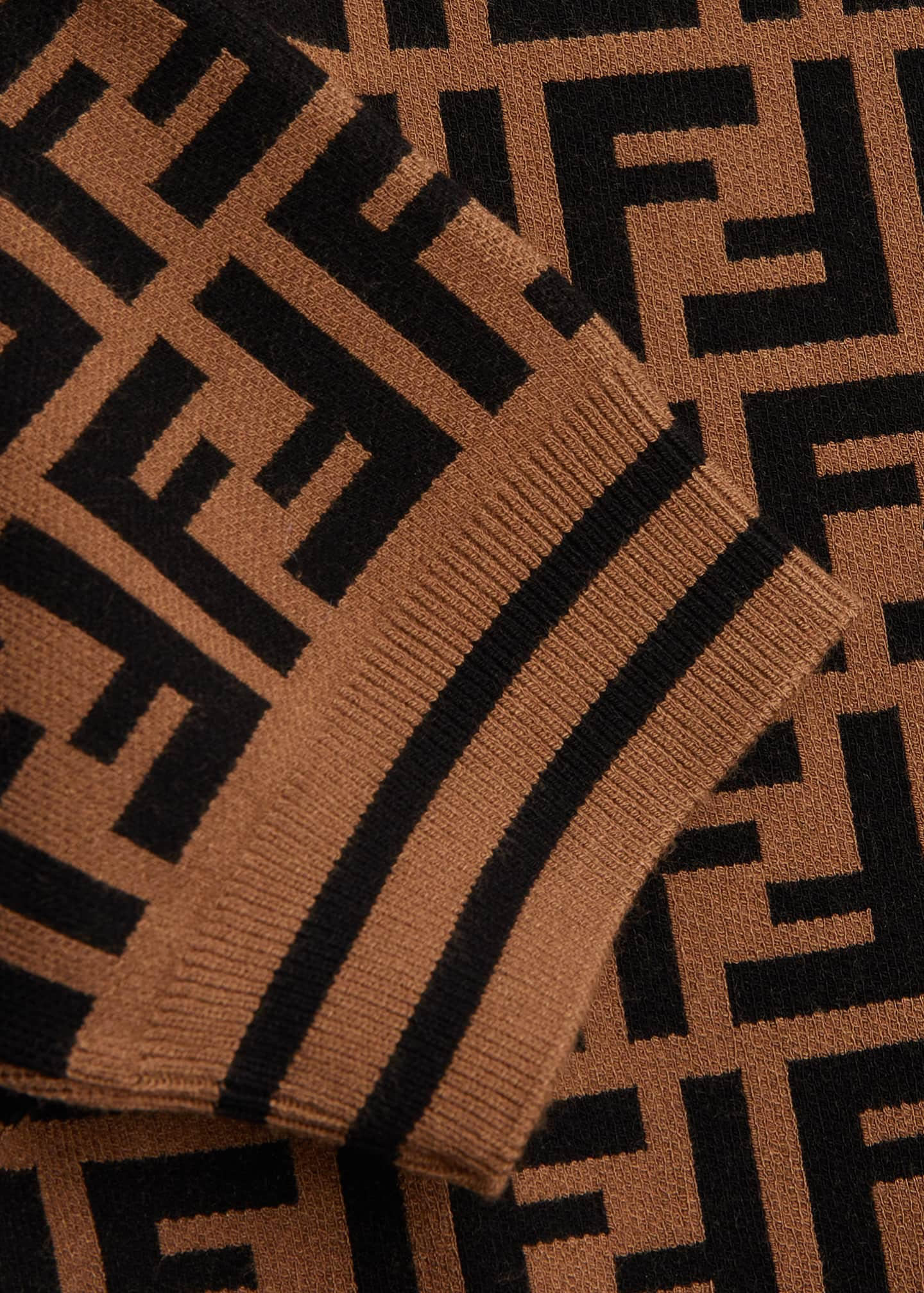 FF monogram intarsia jumper, FENDI