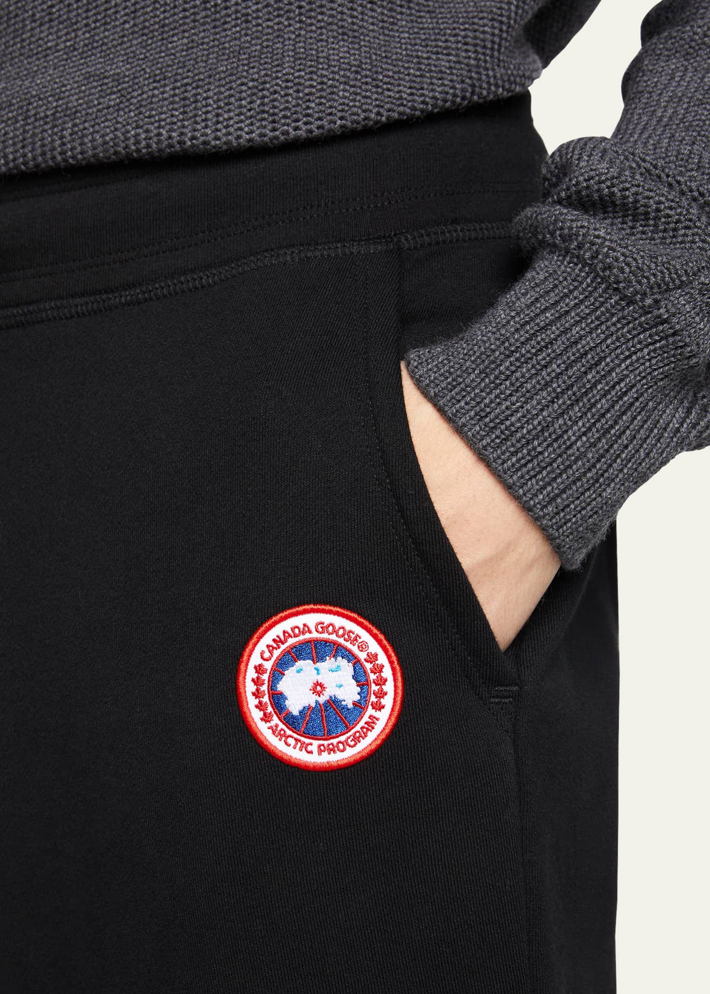 Canada Goose Men's Huron Logo-Patch Sweatpants Image 5 of 5