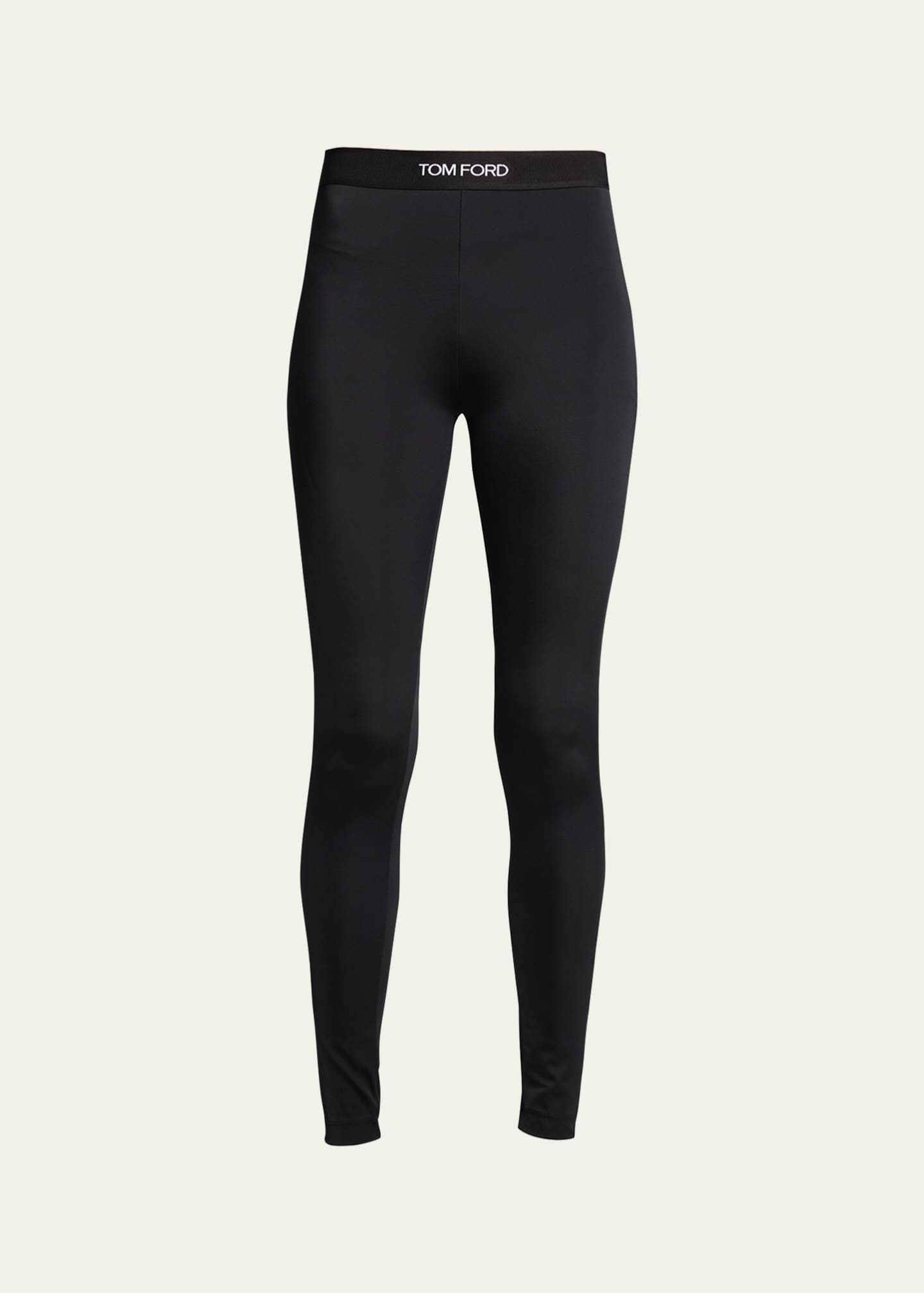 Leggings Tom Ford Black size 38 IT in Synthetic - 31383323