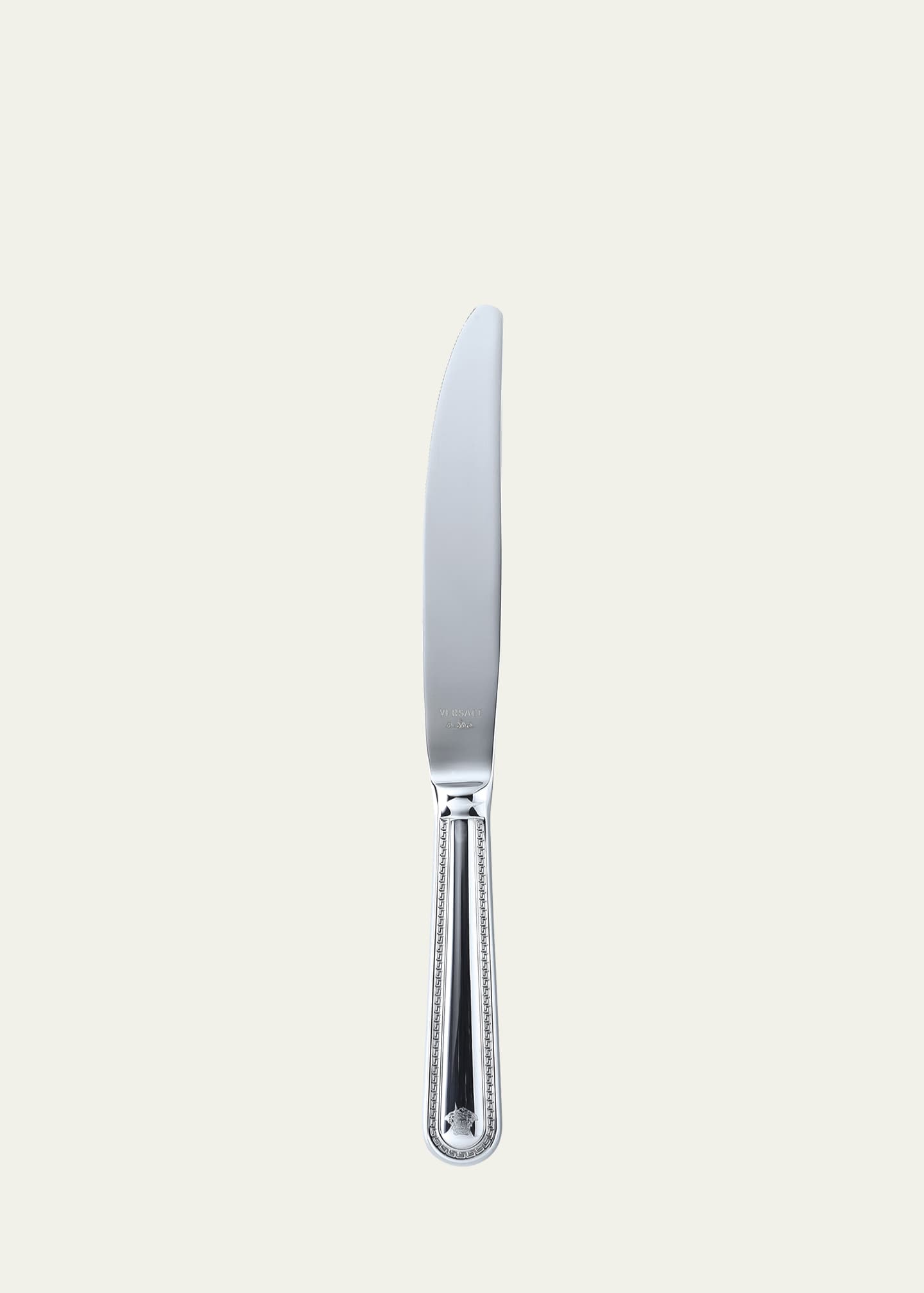 Versace Versace Greca Stainless Steel Dessert Knife Bergdorf Goodman